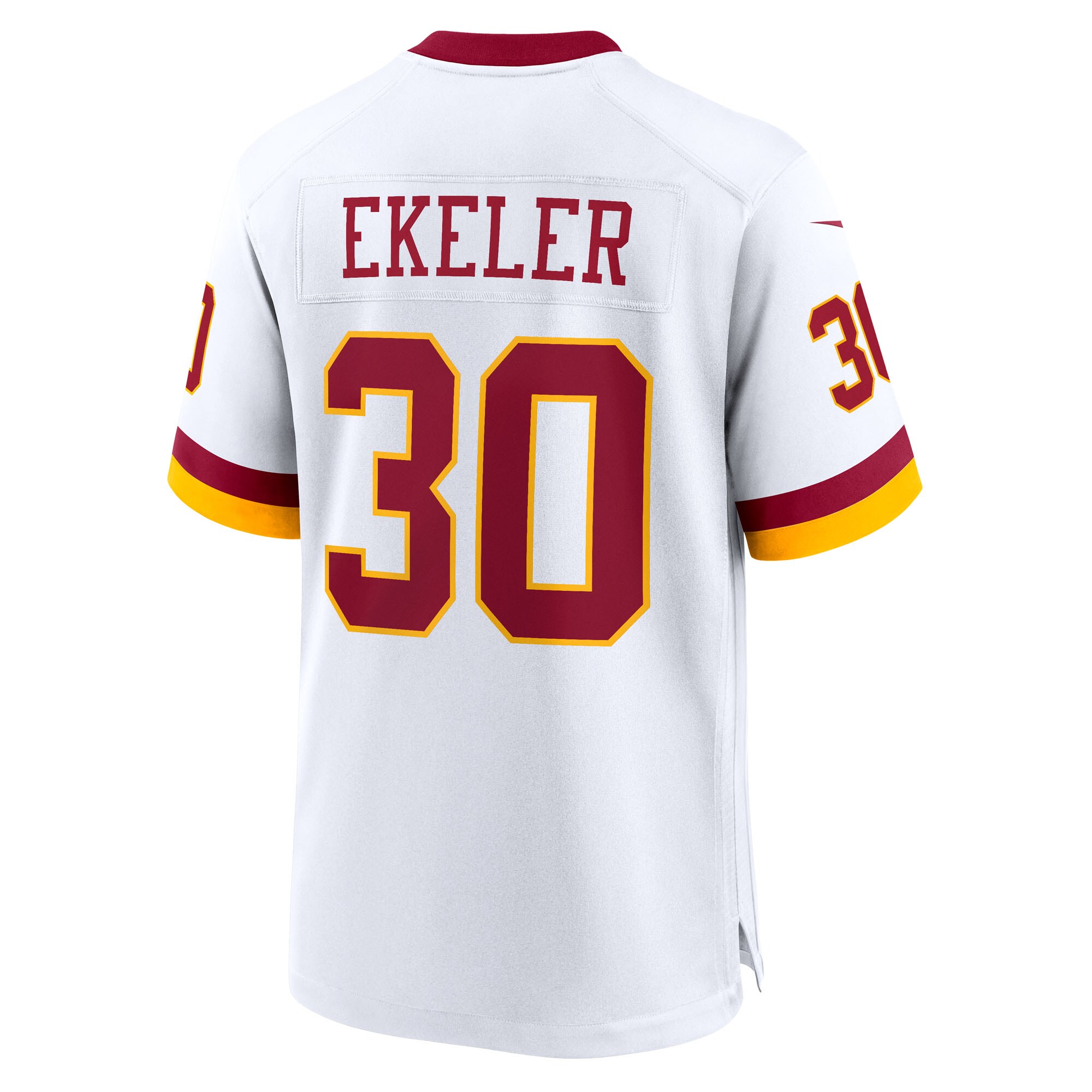 Austin Ekeler Washington Commanders Nike Game Super Bowl Era Jersey – White Clowdercats