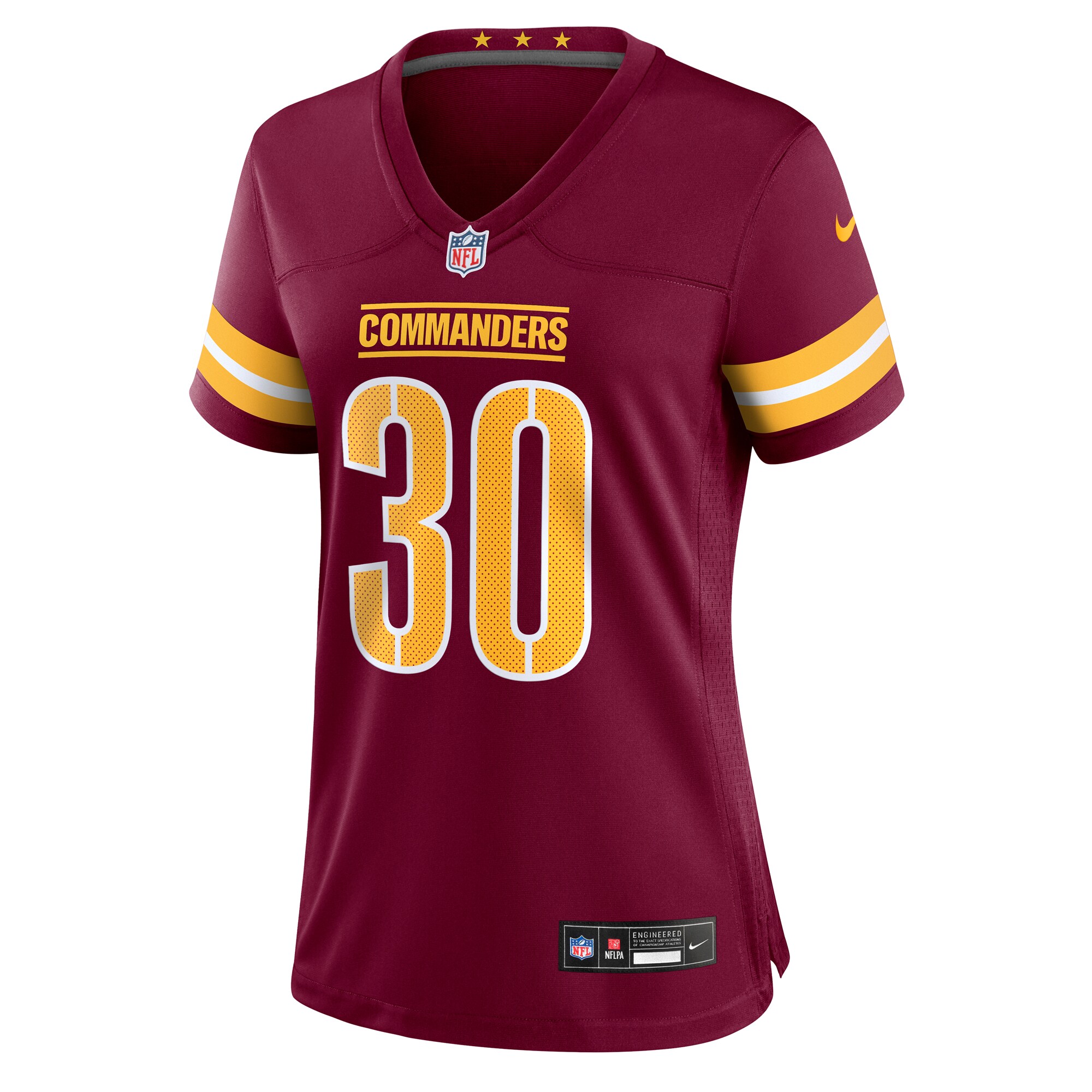 Austin Ekeler Washington Commanders Nike Women’s Team Game Jersey – Burgundy Clowdercats