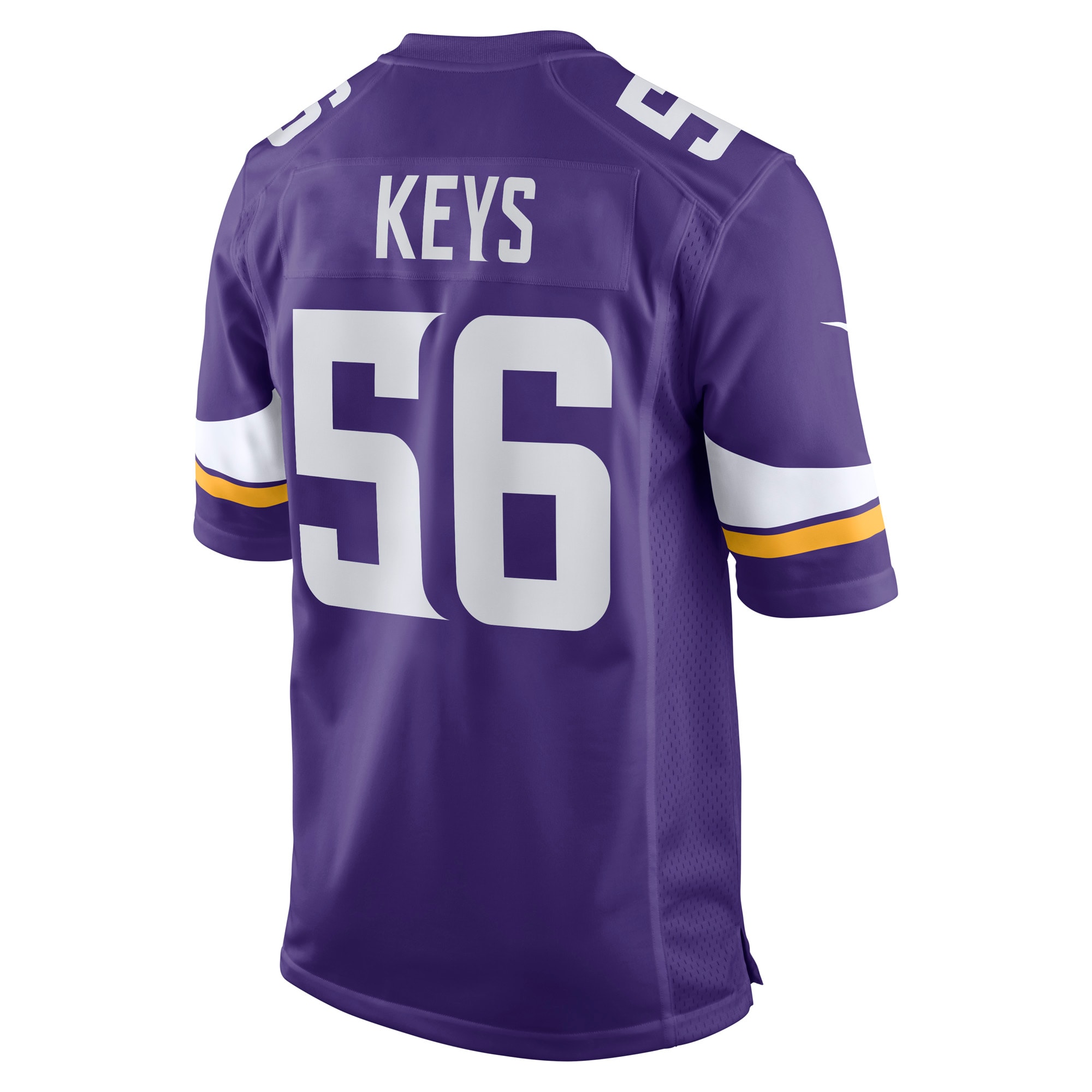 Austin Keys Minnesota Vikings Nike Team Game Jersey – Purple Clowdercats