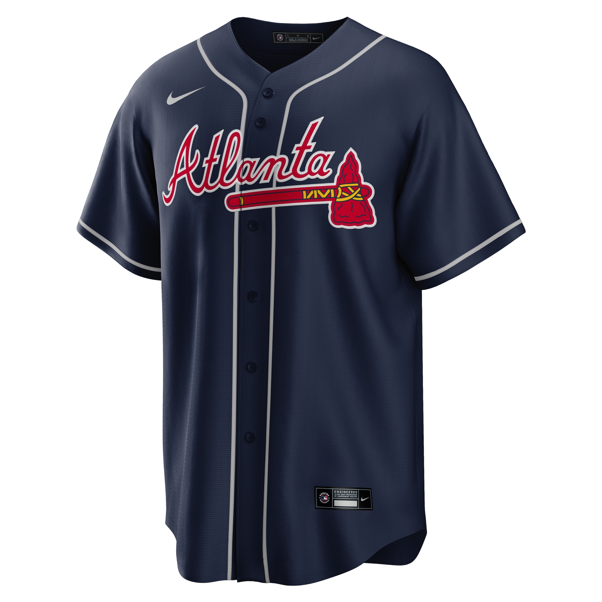 Austin Riley Atlanta Braves Nike Alternate Replica Jersey – Navy
