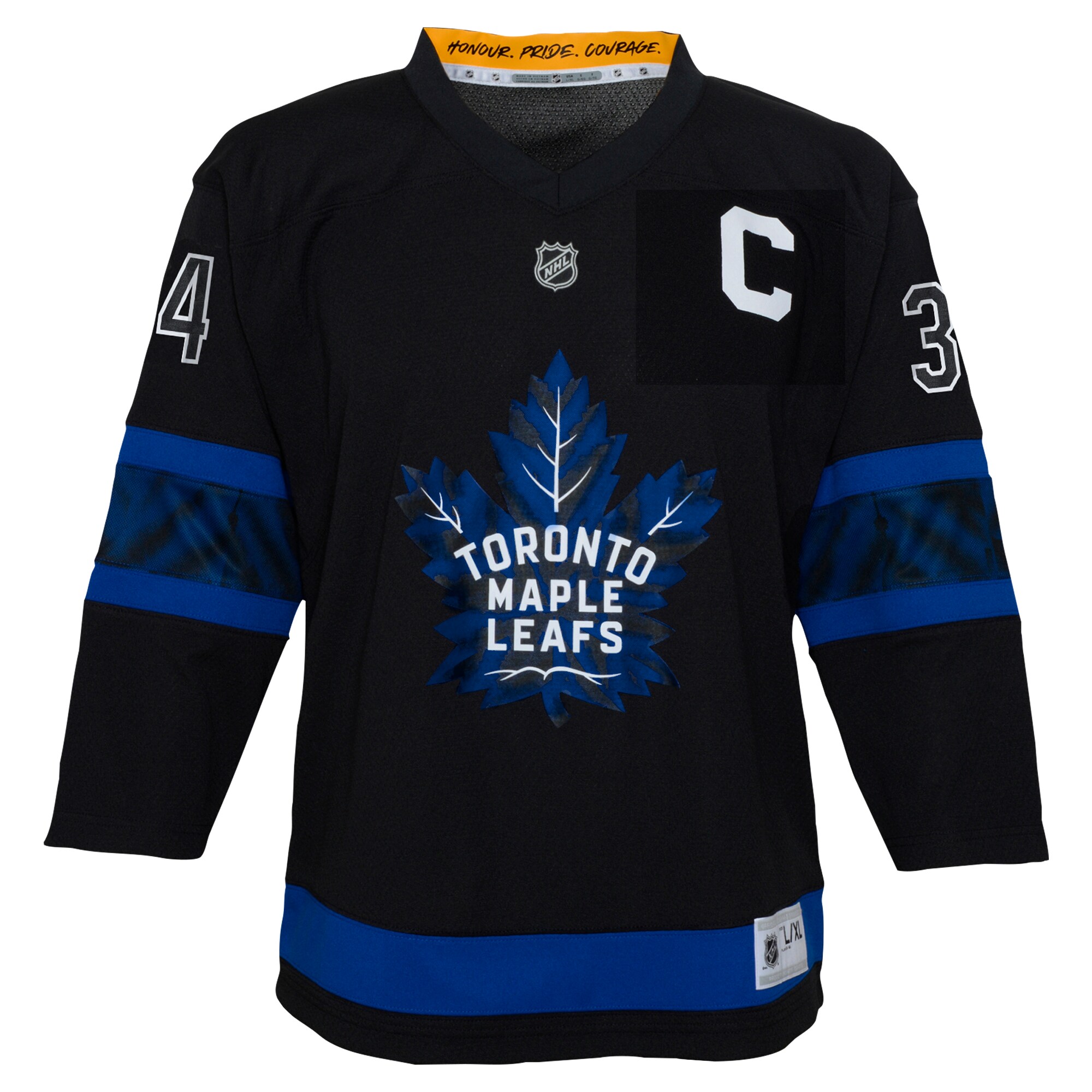 Auston Matthews Toronto Maple Leafs Preschool Replica Player Jersey – Black Clowdercats