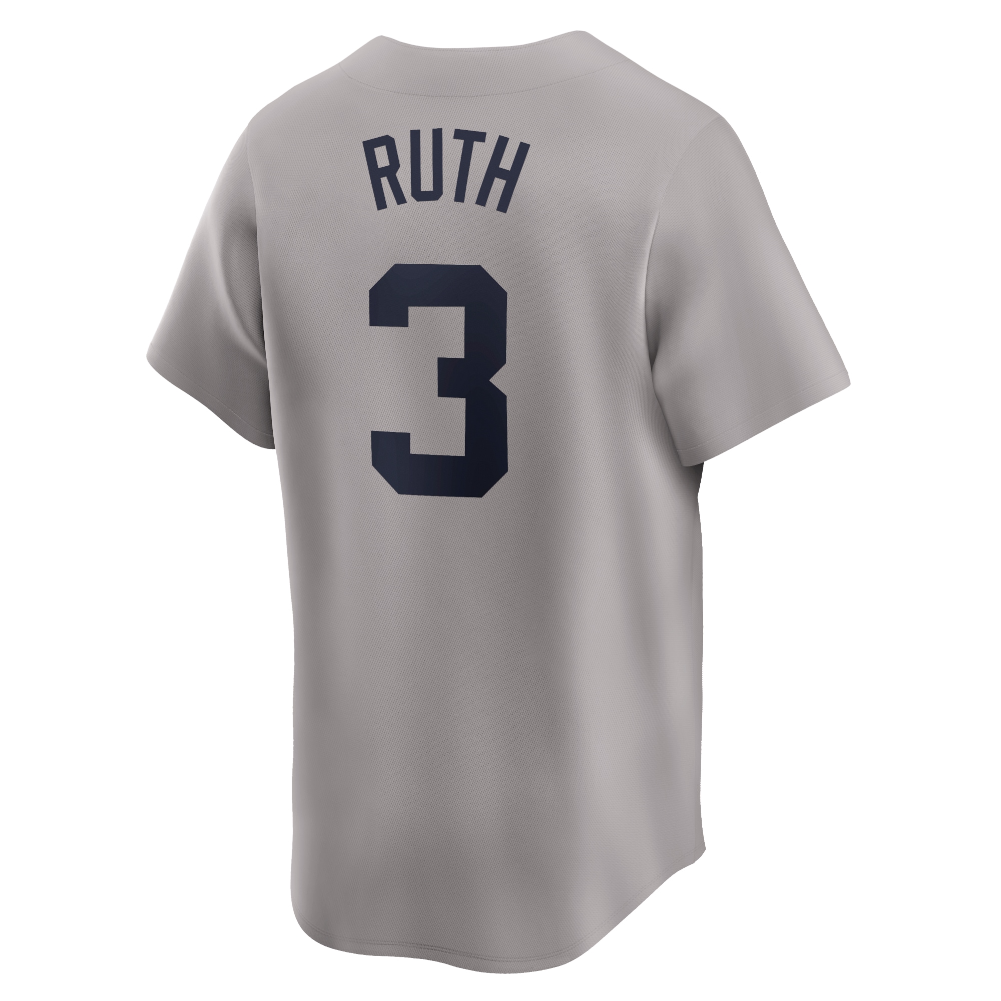 Babe Ruth New York Yankees Nike Throwback Cooperstown Collection Limited Jersey – Gray