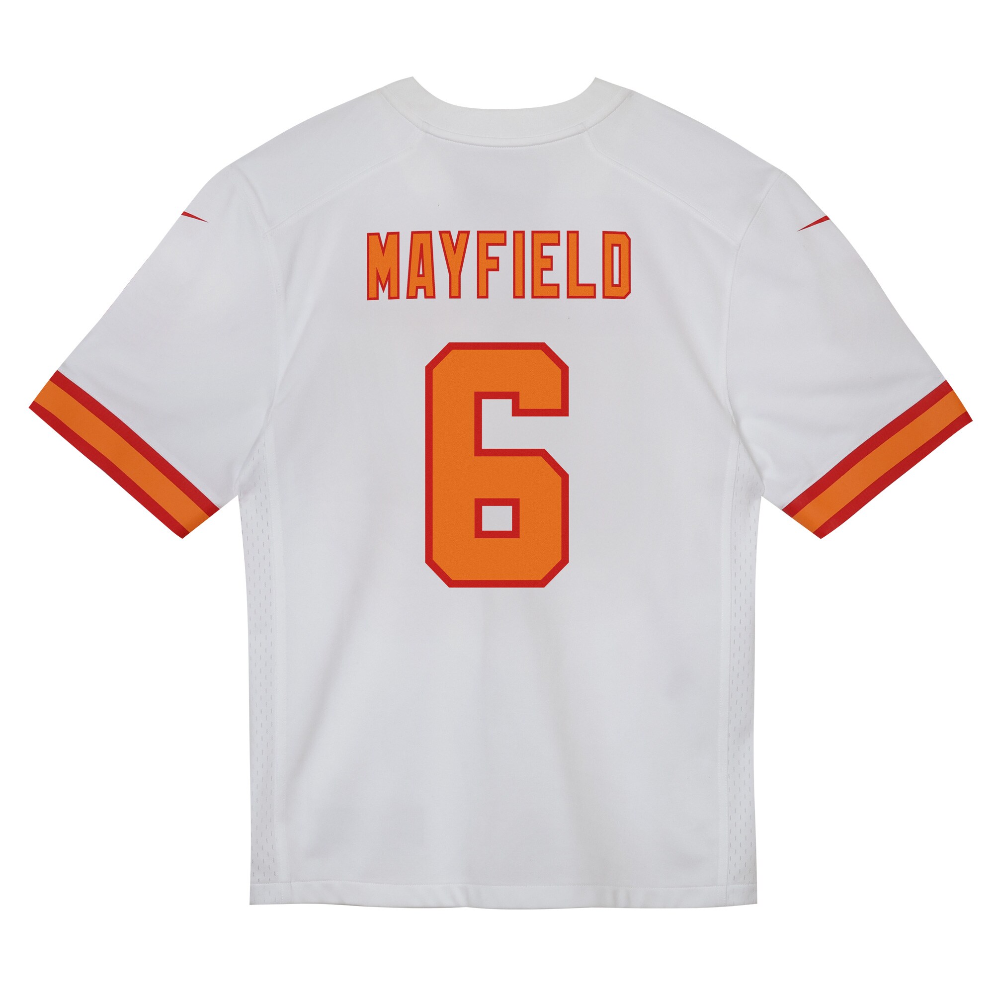 Baker Mayfield ’76 Tampa Bay Buccaneers Preschool Game Jersey – White Clowdercats