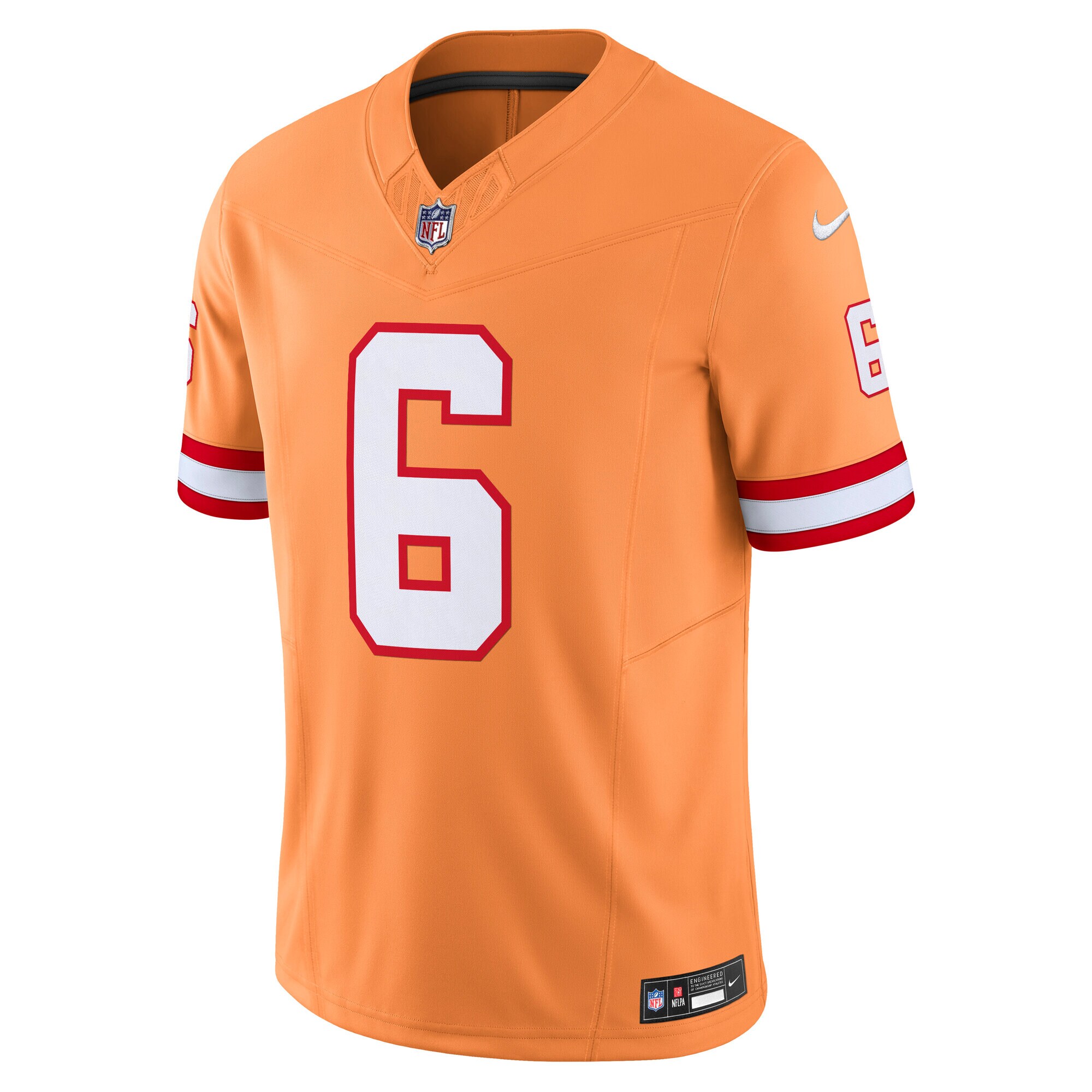 Baker Mayfield Tampa Bay Buccaneers Nike 2nd Alternate Vapor F.U.S.E. Limited Jersey – Orange Clowdercats