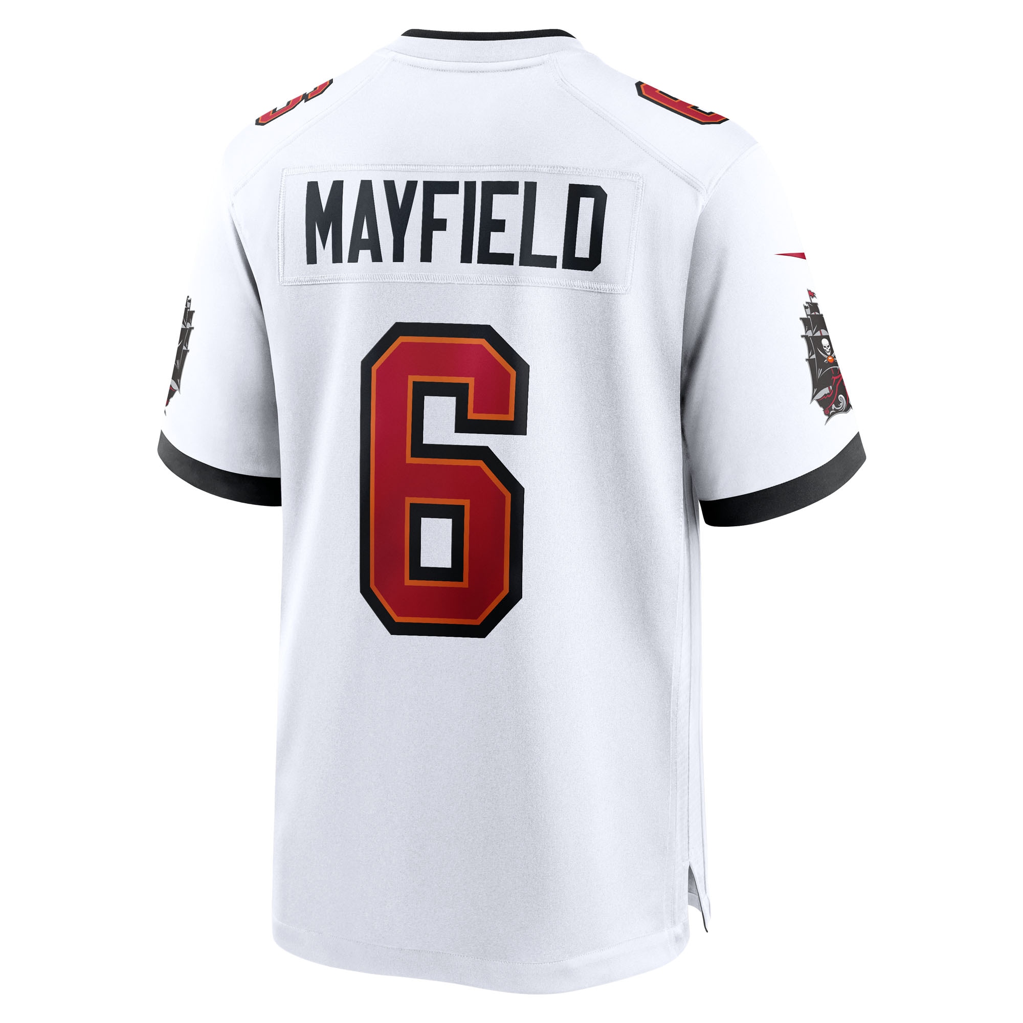 Baker Mayfield Tampa Bay Buccaneers Nike 50th Season White Game Jersey – White Clowdercats
