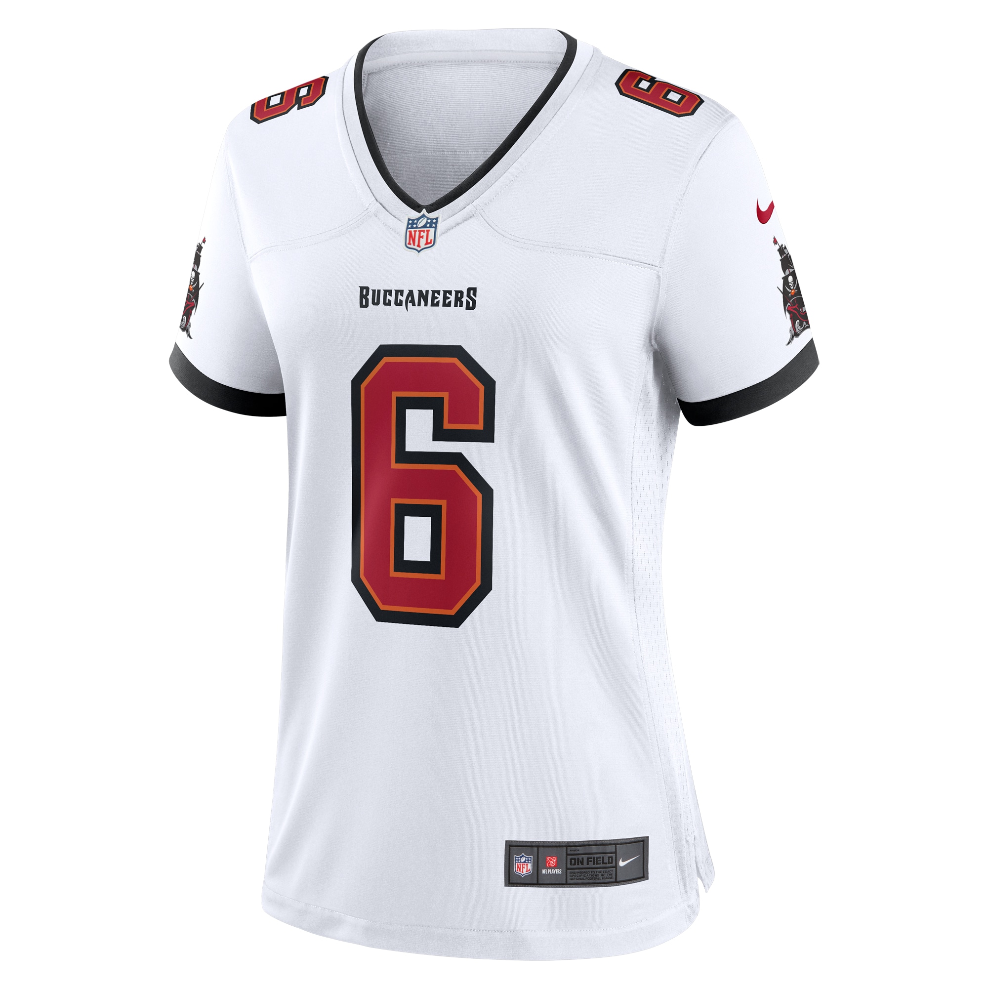 Baker Mayfield Tampa Bay Buccaneers Nike Women’s Away Game Jersey – White Clowdercats