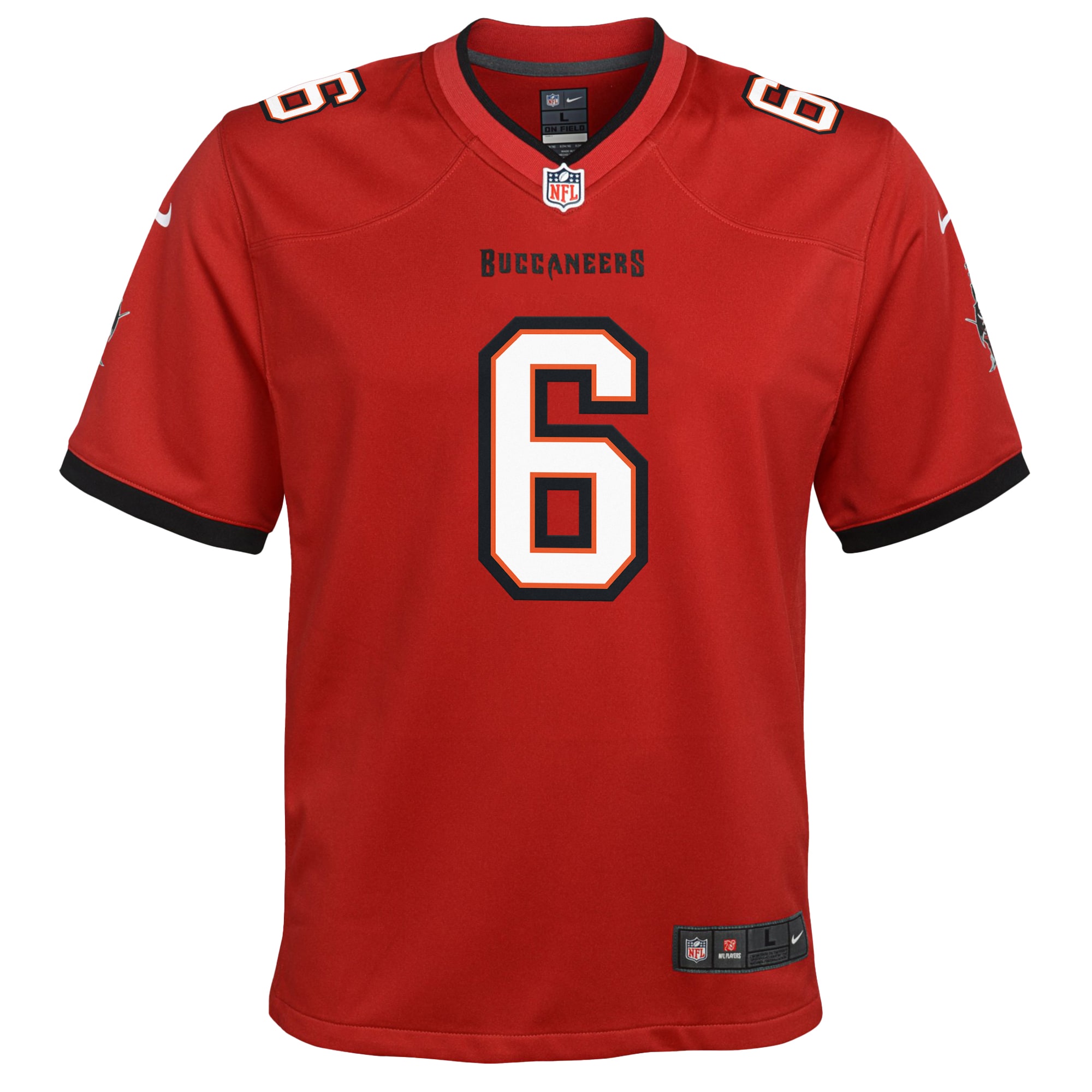 Baker Mayfield Tampa Bay Buccaneers Nike Youth Game Jersey – Red Clowdercats