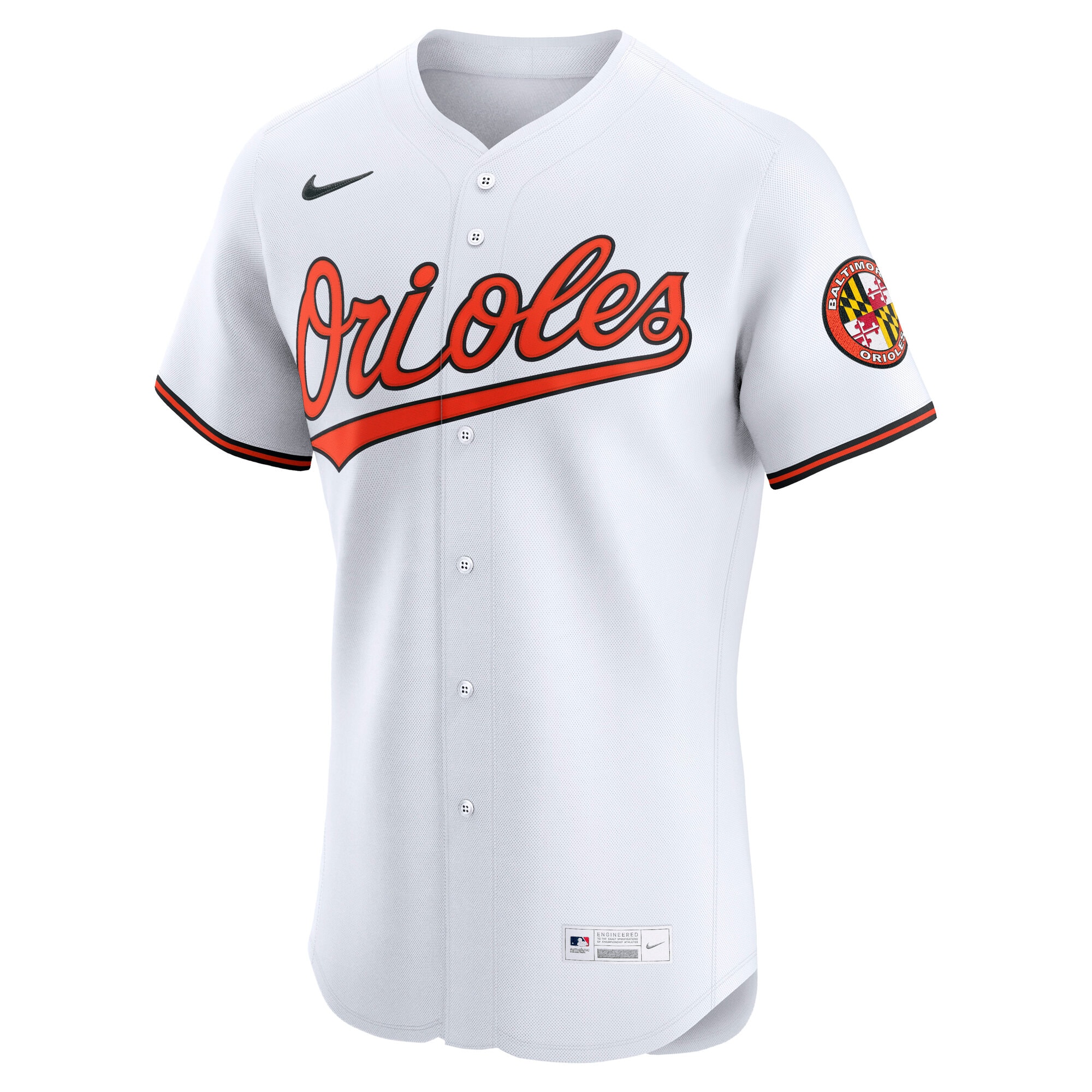 Baltimore Orioles Nike Home Elite Jersey – White
