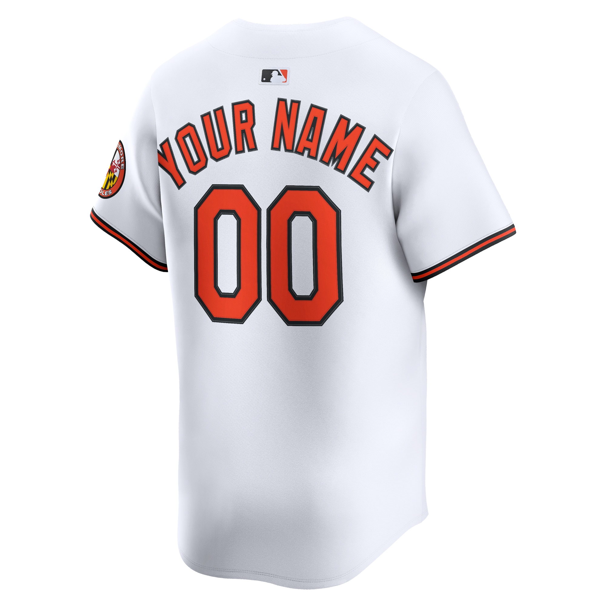 Baltimore Orioles Nike Home Limited Custom Jersey – White