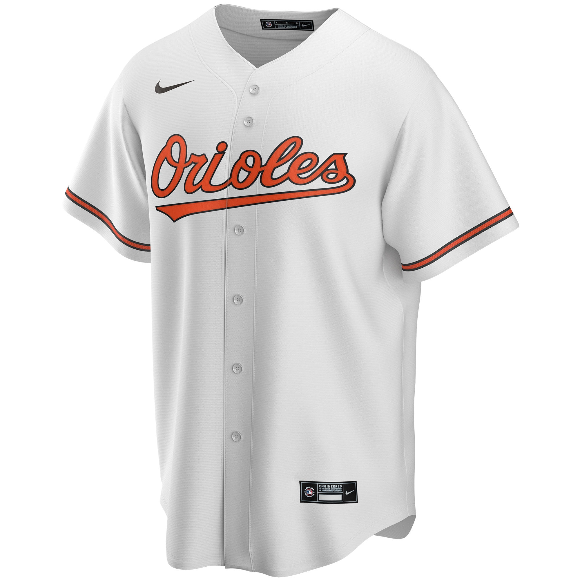 Baltimore Orioles Nike Home Replica Custom Jersey – White