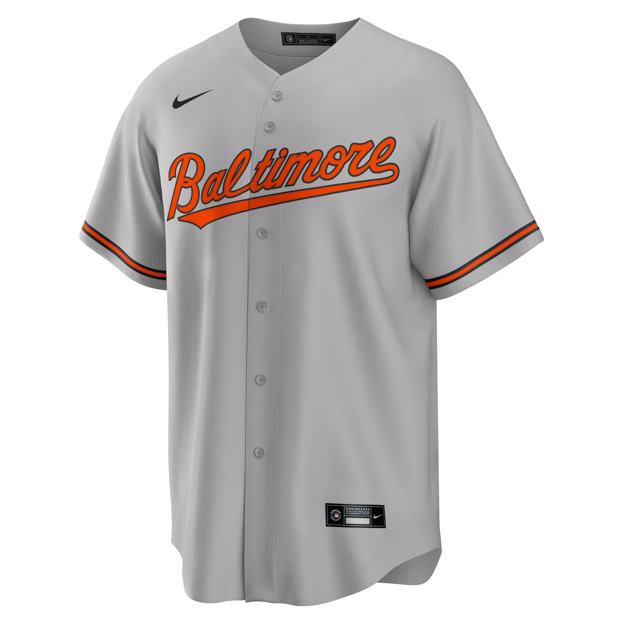 Baltimore Orioles Nike Road Replica Team Jersey – Gray