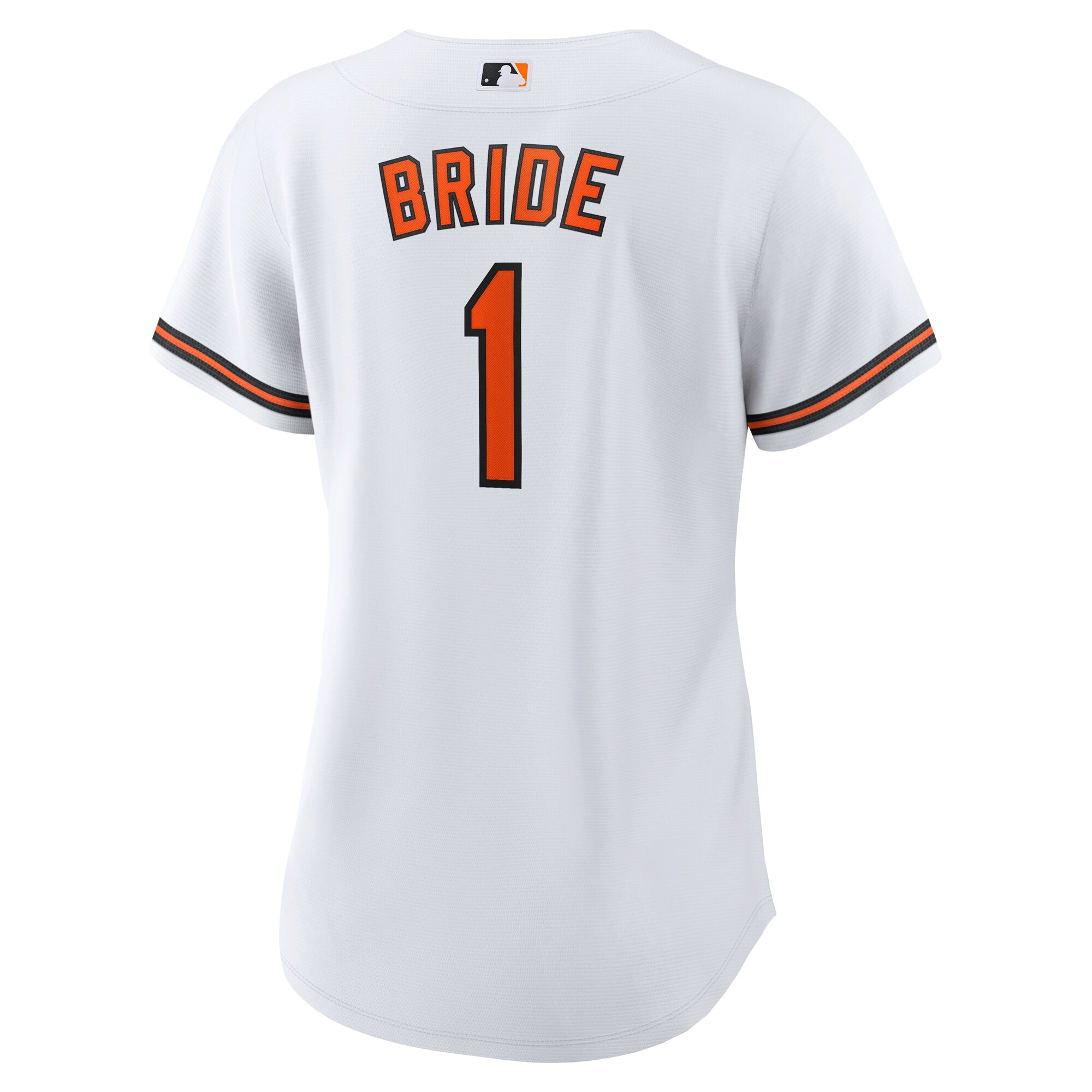 Baltimore Orioles Nike Women’s #1 Bride Home Replica Jersey – White