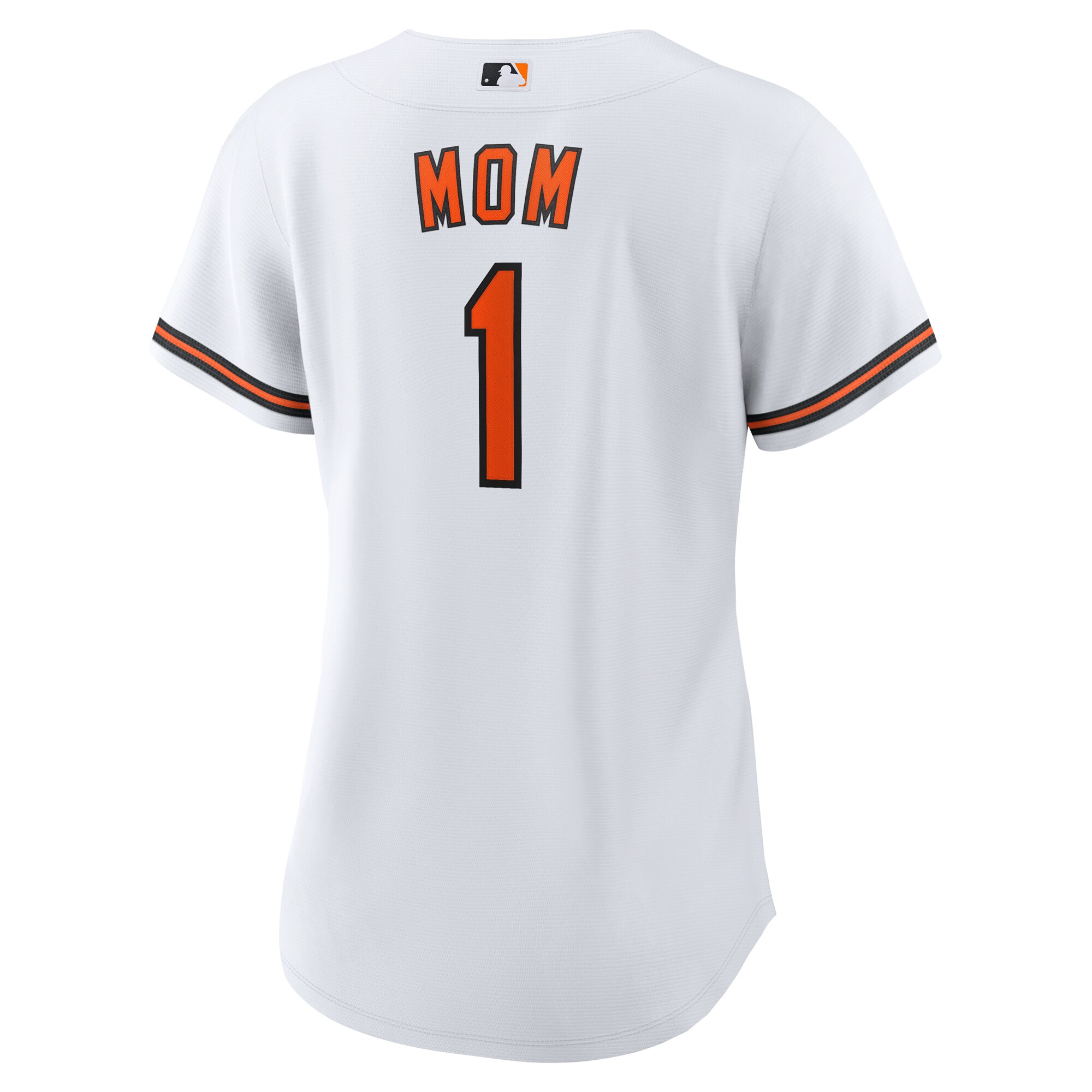 Baltimore Orioles Nike Women’s #1 Mom Home Replica Jersey – White