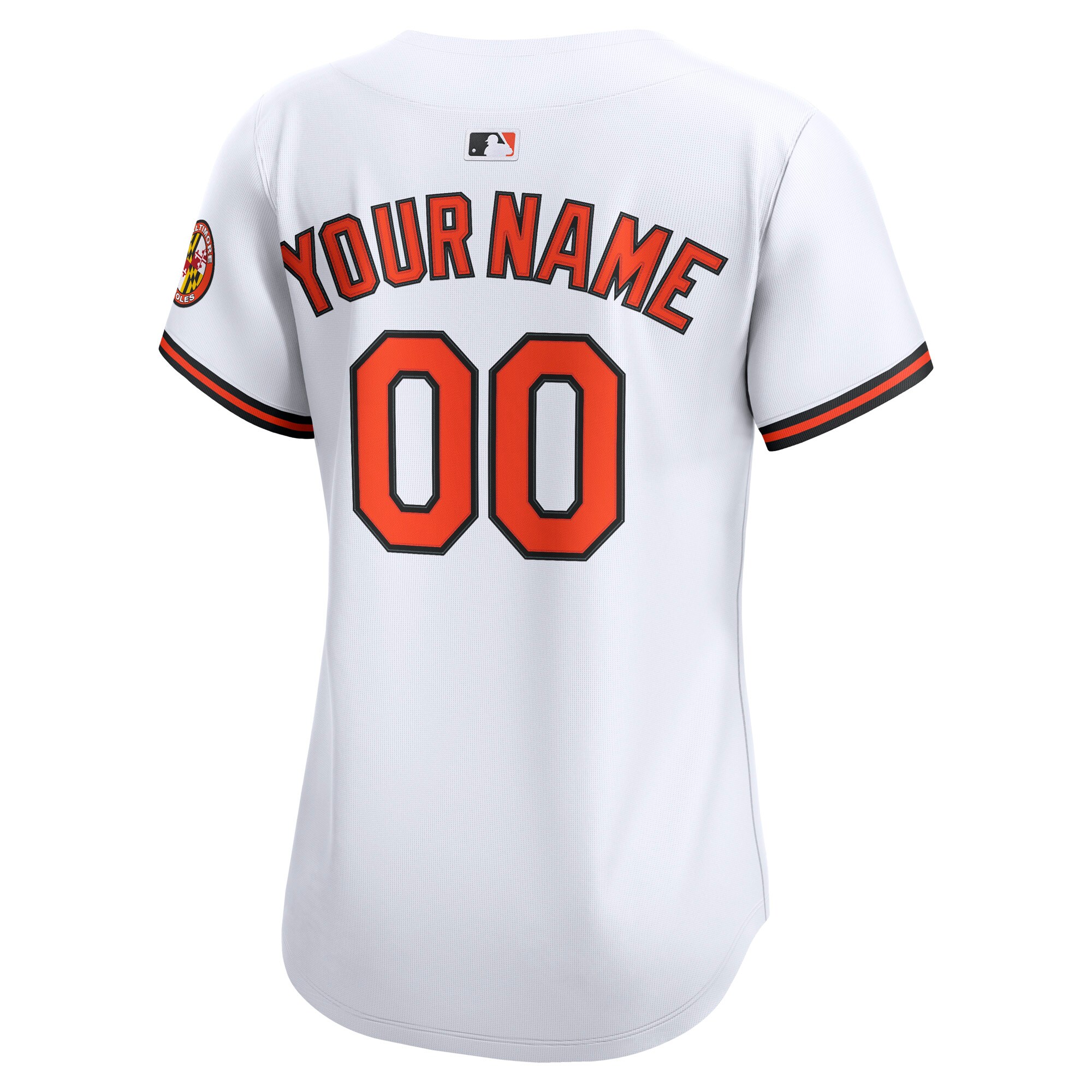 Baltimore Orioles Nike Women’s Home Limited Custom Jersey – White