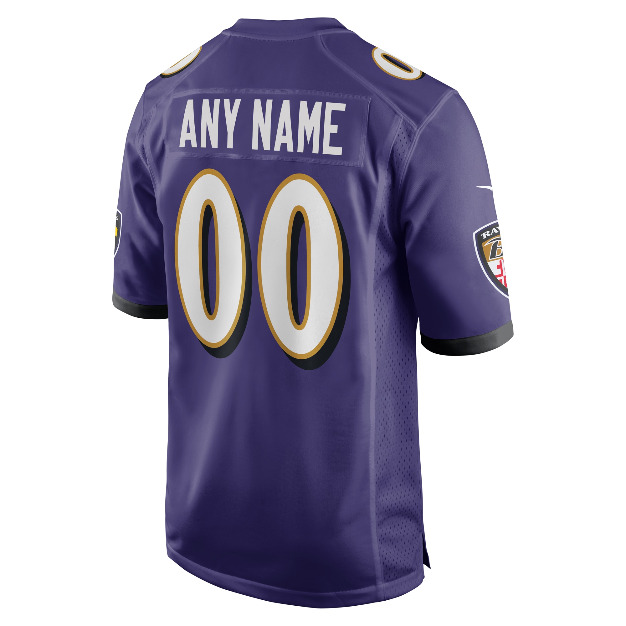 Baltimore Ravens Nike Custom Game Jersey – Purple Clowdercats