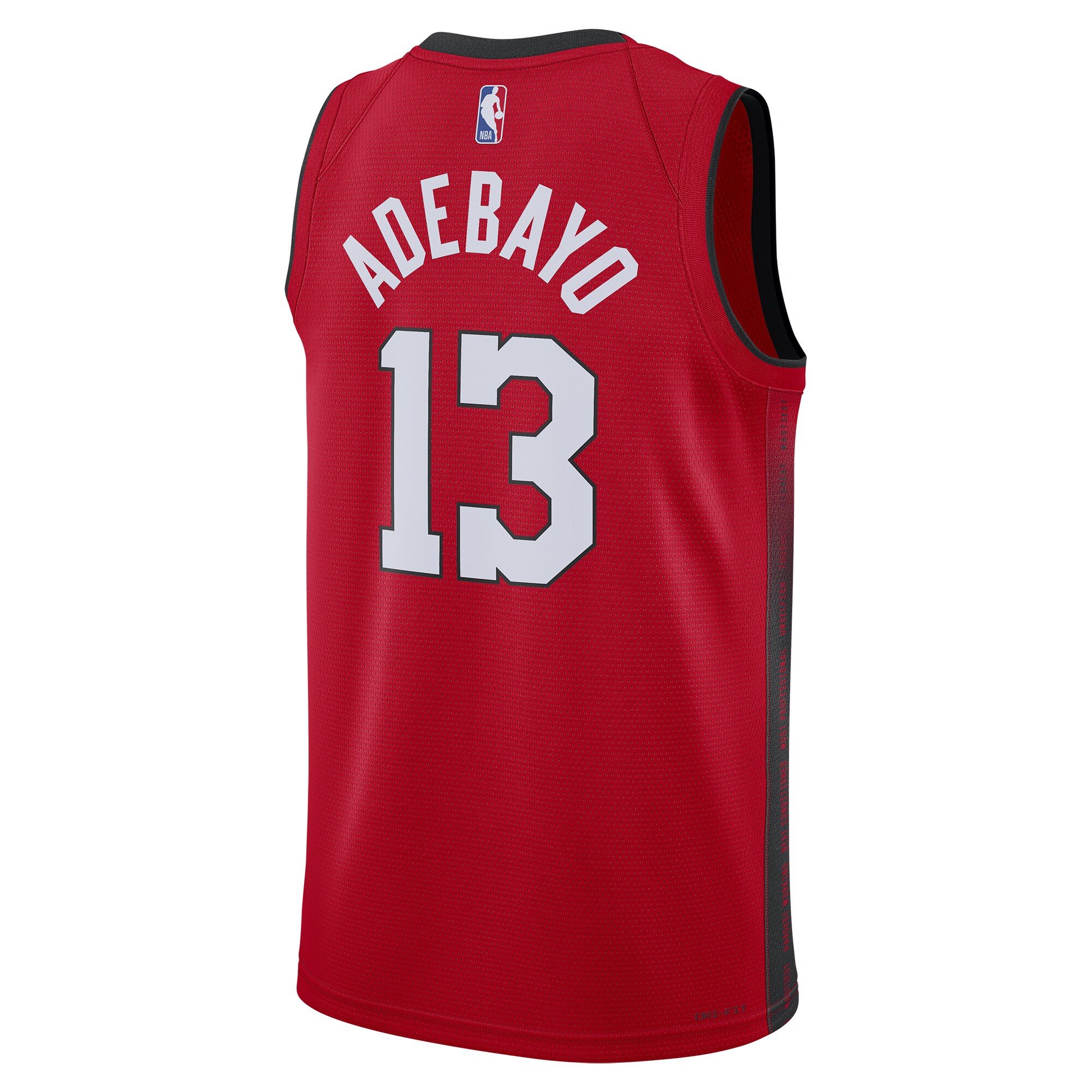 Bam Adebayo Miami Heat Nike Unisex 2024/25 Swingman Player Jersey – City Edition – Red Clowdercats
