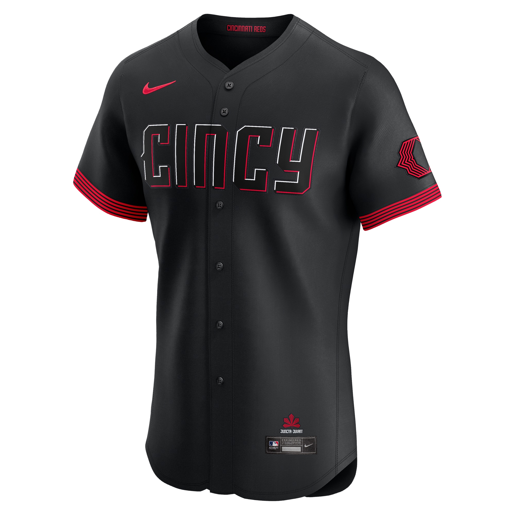 Barry Larkin Cincinnati Reds Nike City Connect Elite Jersey – Black
