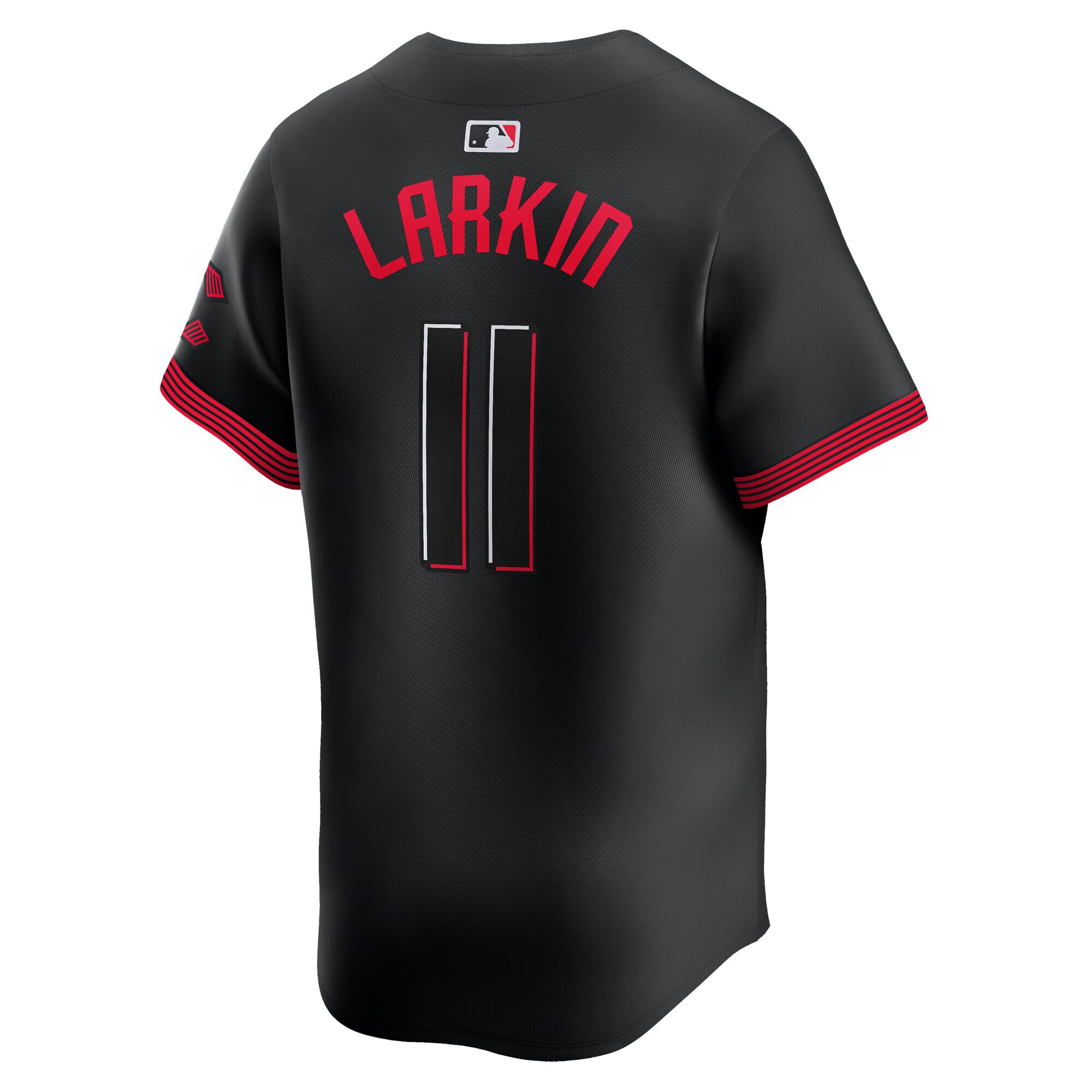 Barry Larkin Cincinnati Reds Nike City Connect Limited Jersey – Black