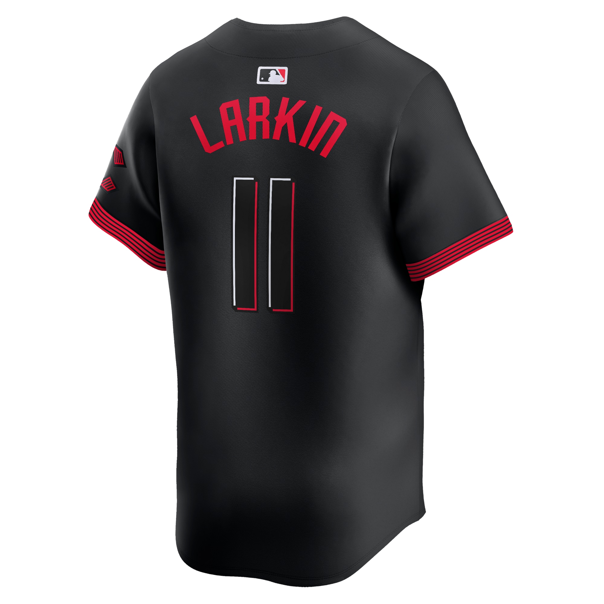 Barry Larkin Cincinnati Reds Nike City Connect Limited Player Jersey – Black