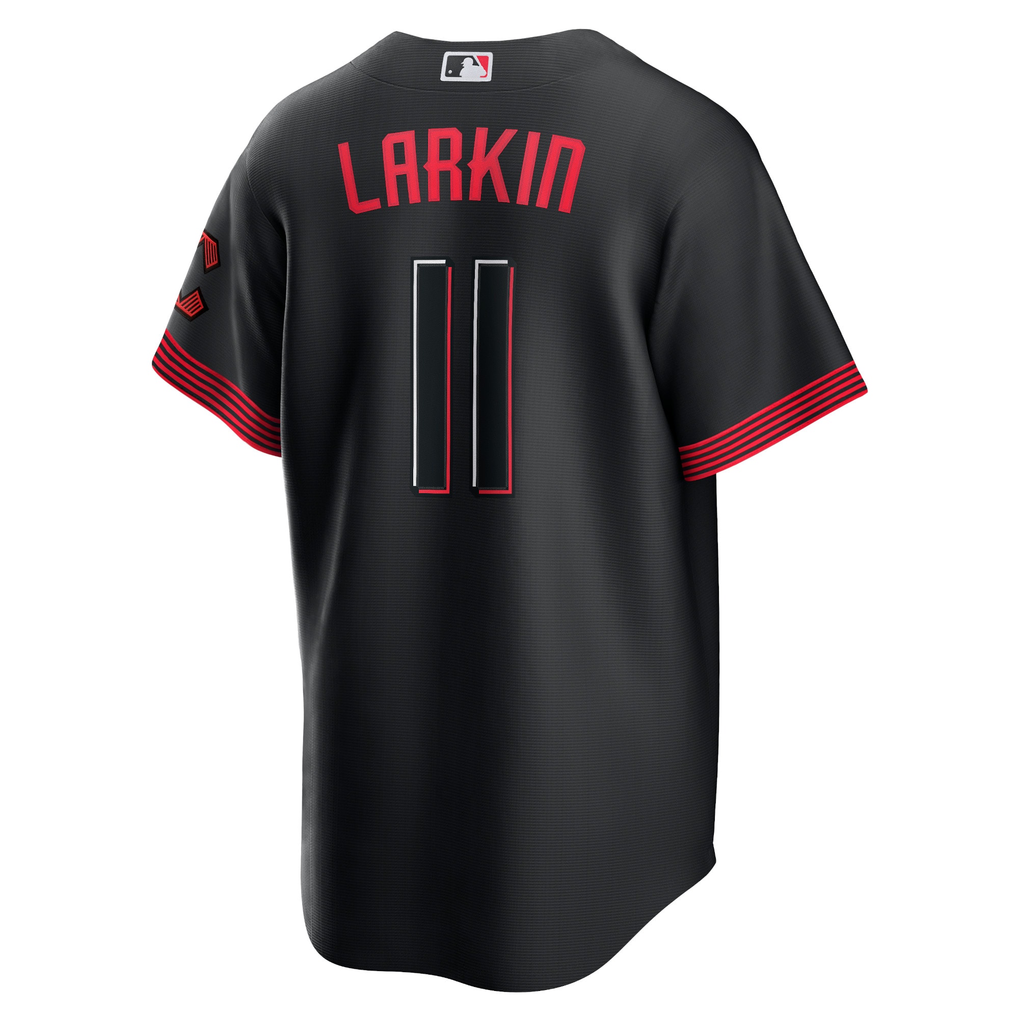 Barry Larkin Cincinnati Reds Nike City Connect Replica Player Jersey – Black