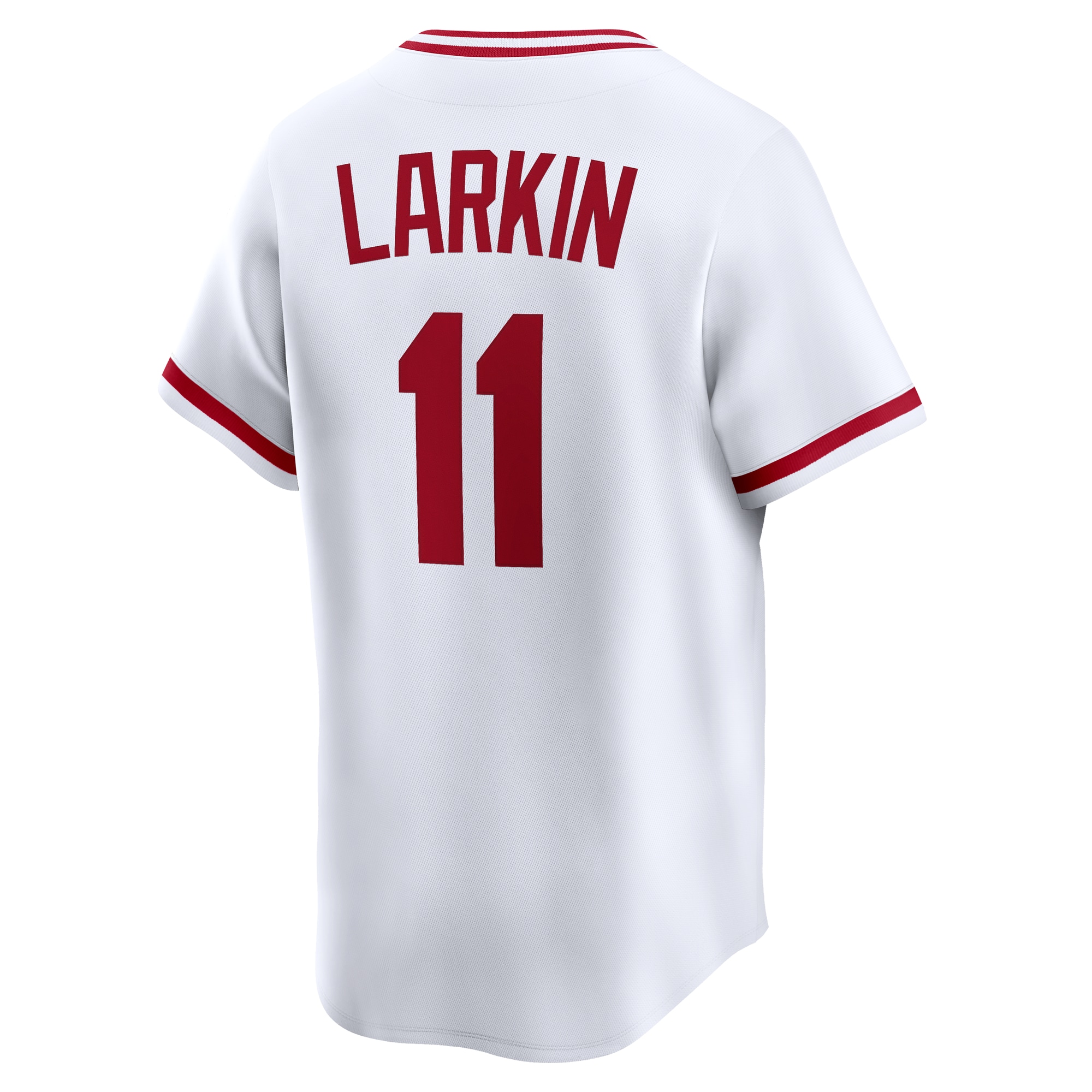 Barry Larkin Cincinnati Reds Nike Throwback Cooperstown Collection Limited Jersey – White