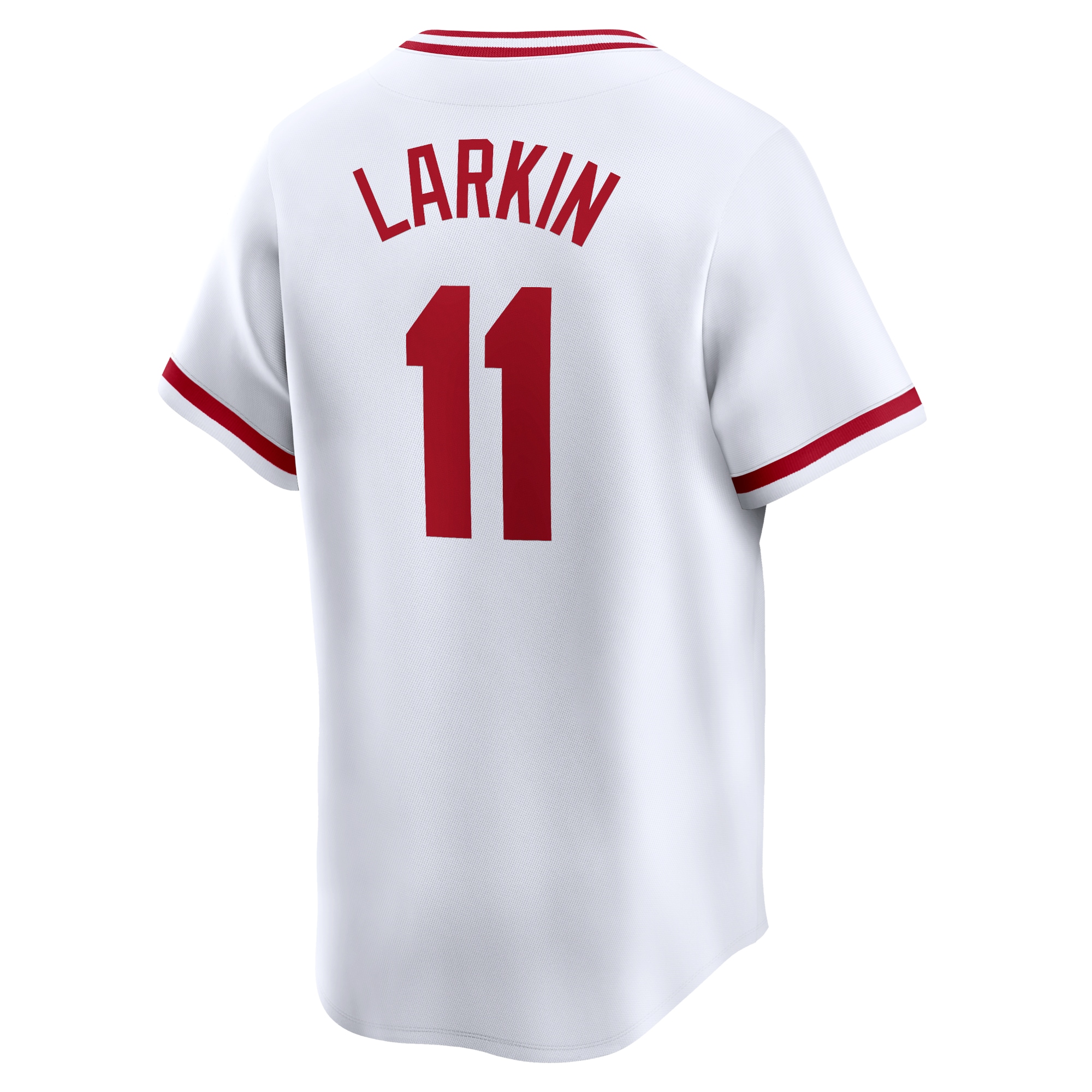 Barry Larkin Cincinnati Reds Nike Throwback Cooperstown Limited Jersey – White