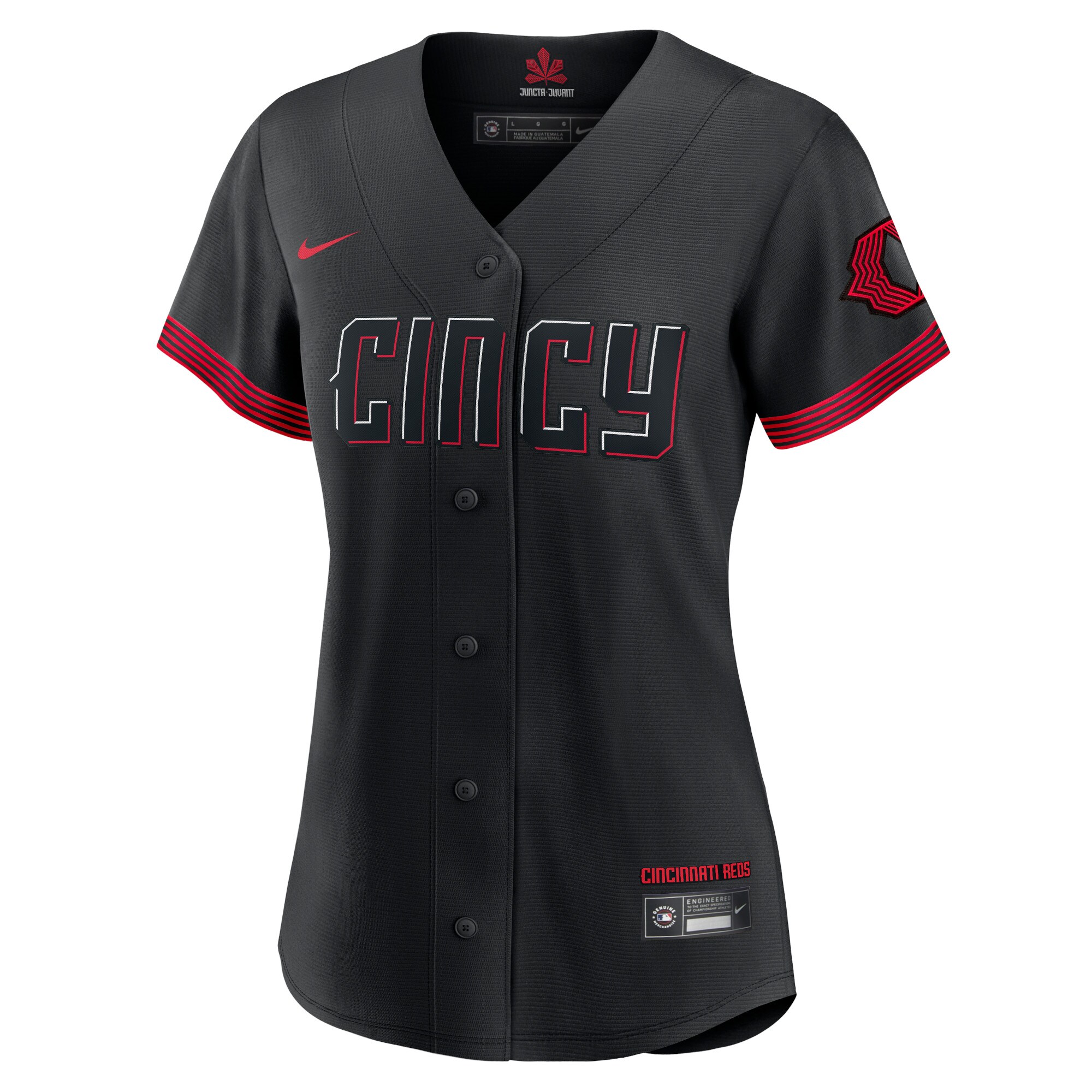 Barry Larkin Cincinnati Reds Nike Women’s City Connect Replica Player Jersey – Black