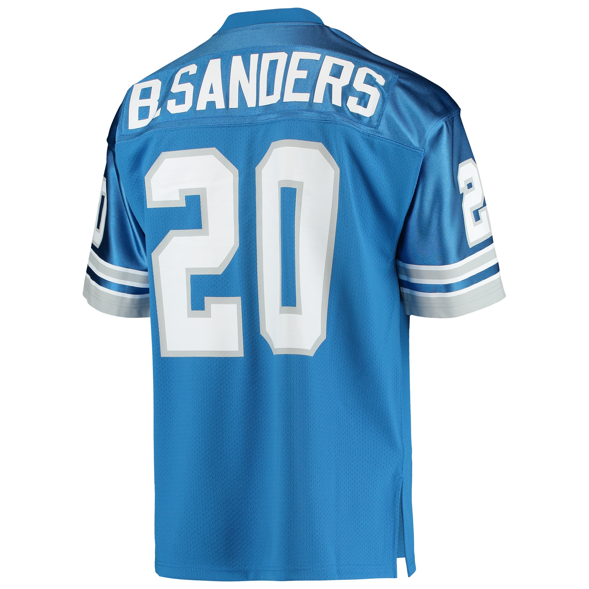 Barry Sanders Detroit Lions 1991 Mitchell & Ness Authentic Throwback Retired Player Jersey – Blue Clowdercats