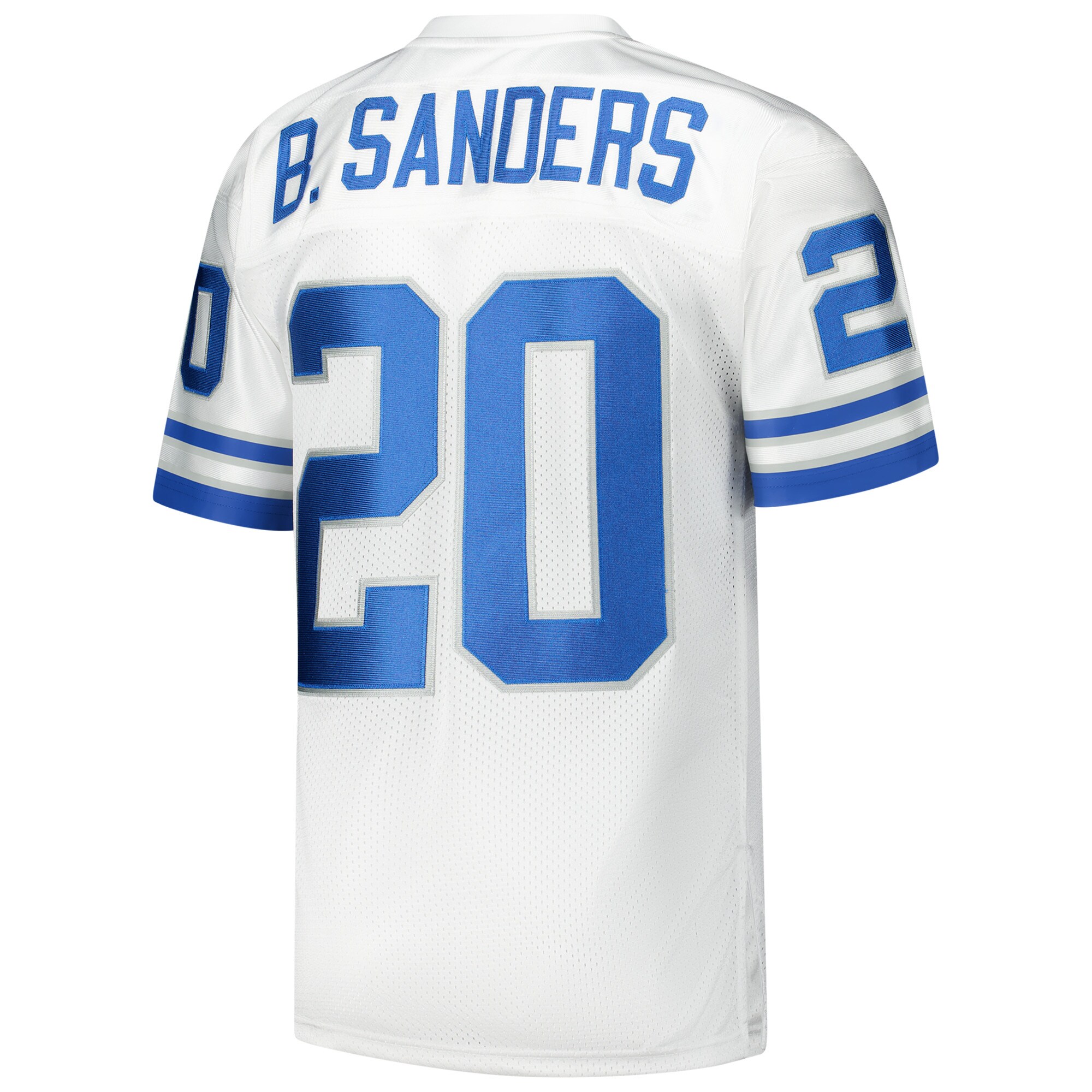 Barry Sanders Detroit Lions 1994 Mitchell & Ness Authentic Throwback Retired Player Jersey – White Clowdercats
