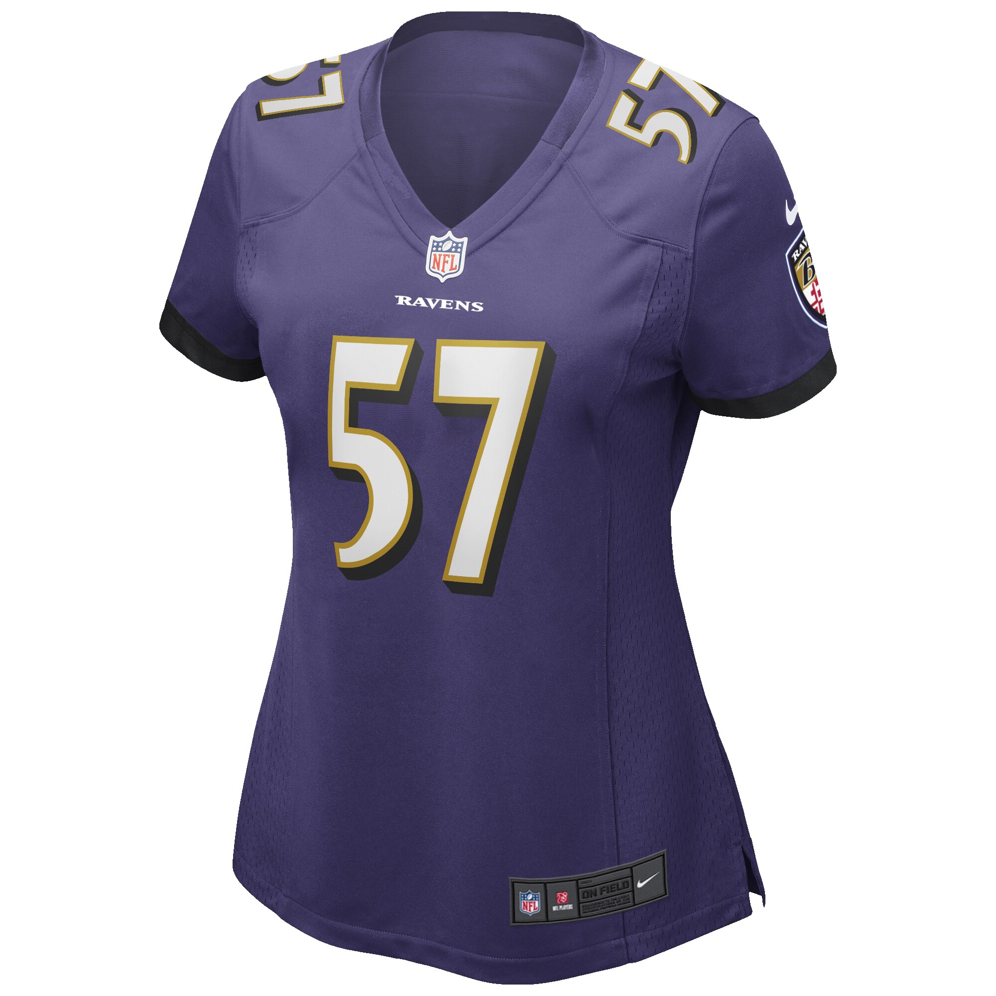 Bart Scott Baltimore Ravens Nike Women’s Game Retired Player Jersey – Purple Clowdercats