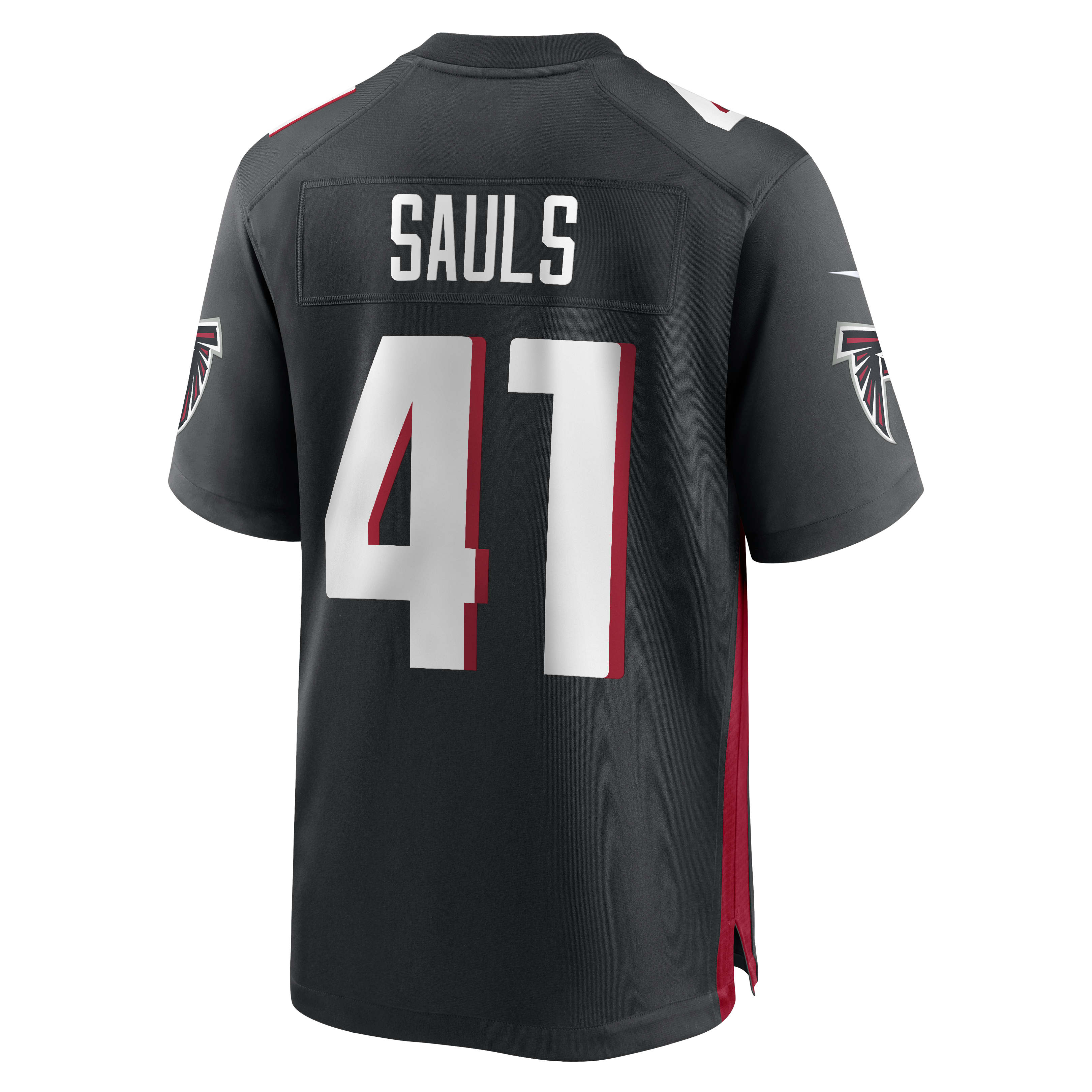 Ben Sauls Atlanta Falcons Nike Team Game Jersey – Black Clowdercats