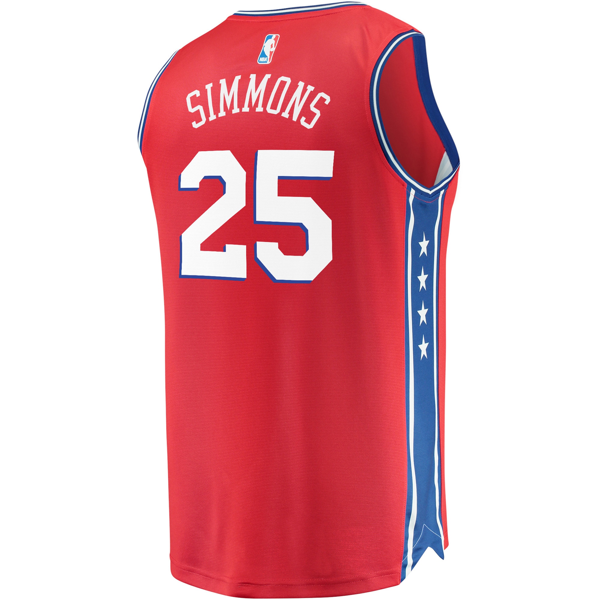 Ben Simmons Philadelphia 76ers Fanatics Youth Fast Break Replica Player Team Jersey – Statement Edition – Red Clowdercats