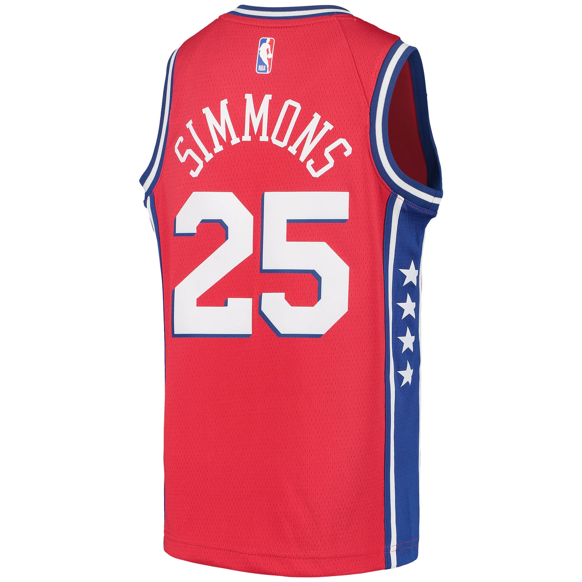 Ben Simmons Philadelphia 76ers Jordan Brand Youth 2020/21 Swingman Player Jersey – Statement Edition – Red Clowdercats