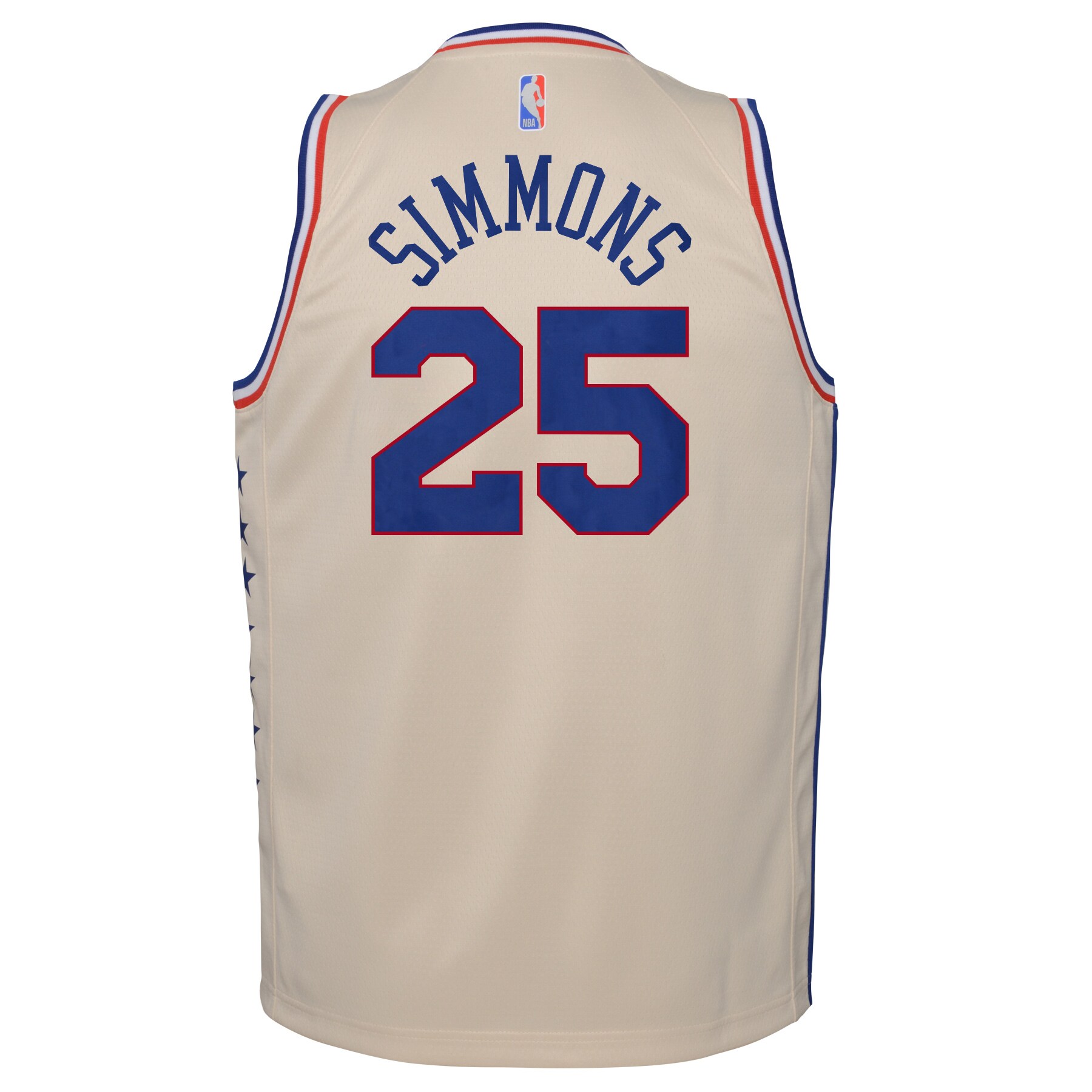 Ben Simmons Philadelphia 76ers Nike Youth 2020/21 Swingman Player Jersey Cream – Earned Edition Clowdercats
