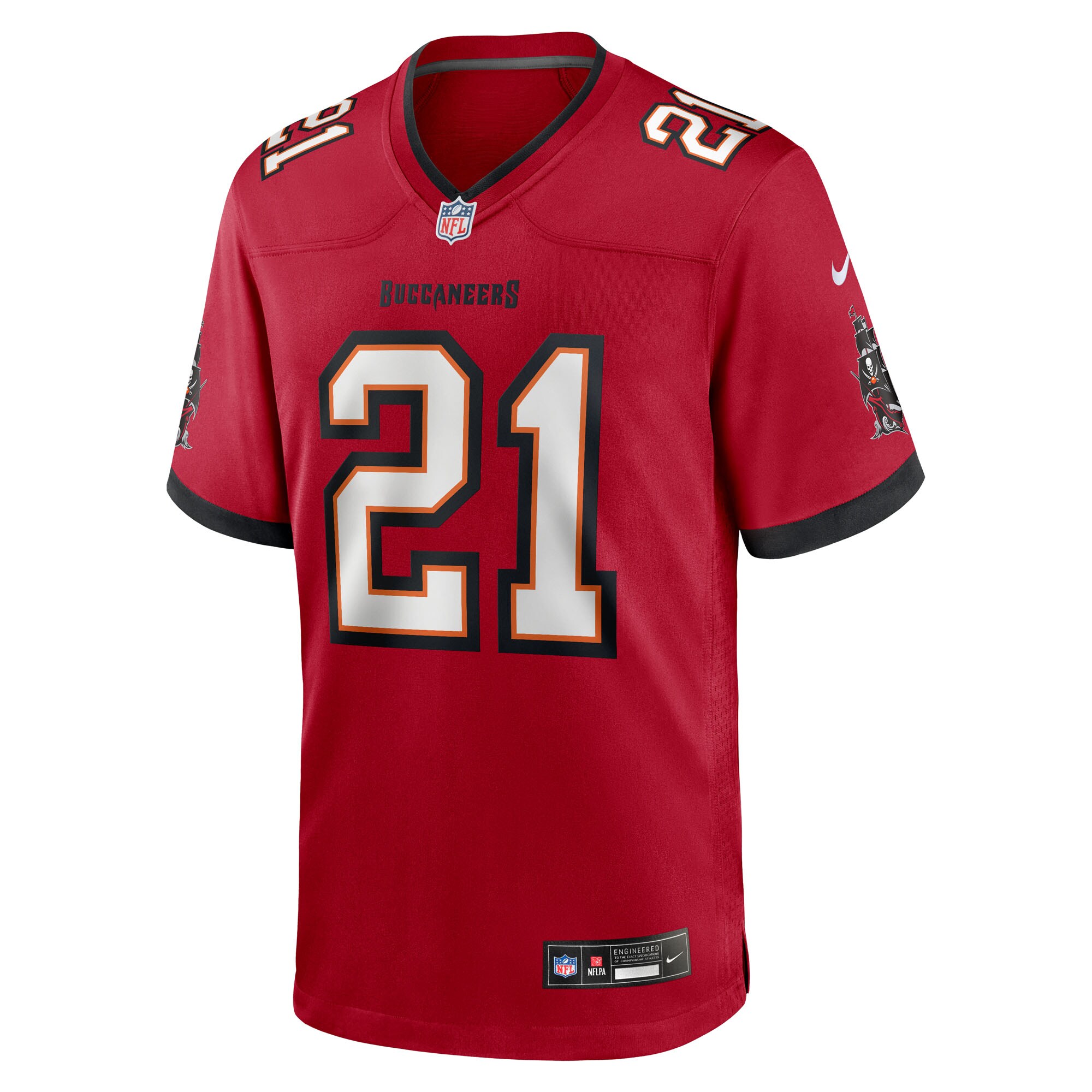 Benjamin Morrison Tampa Bay Buccaneers Nike Team Game Jersey – Red Clowdercats