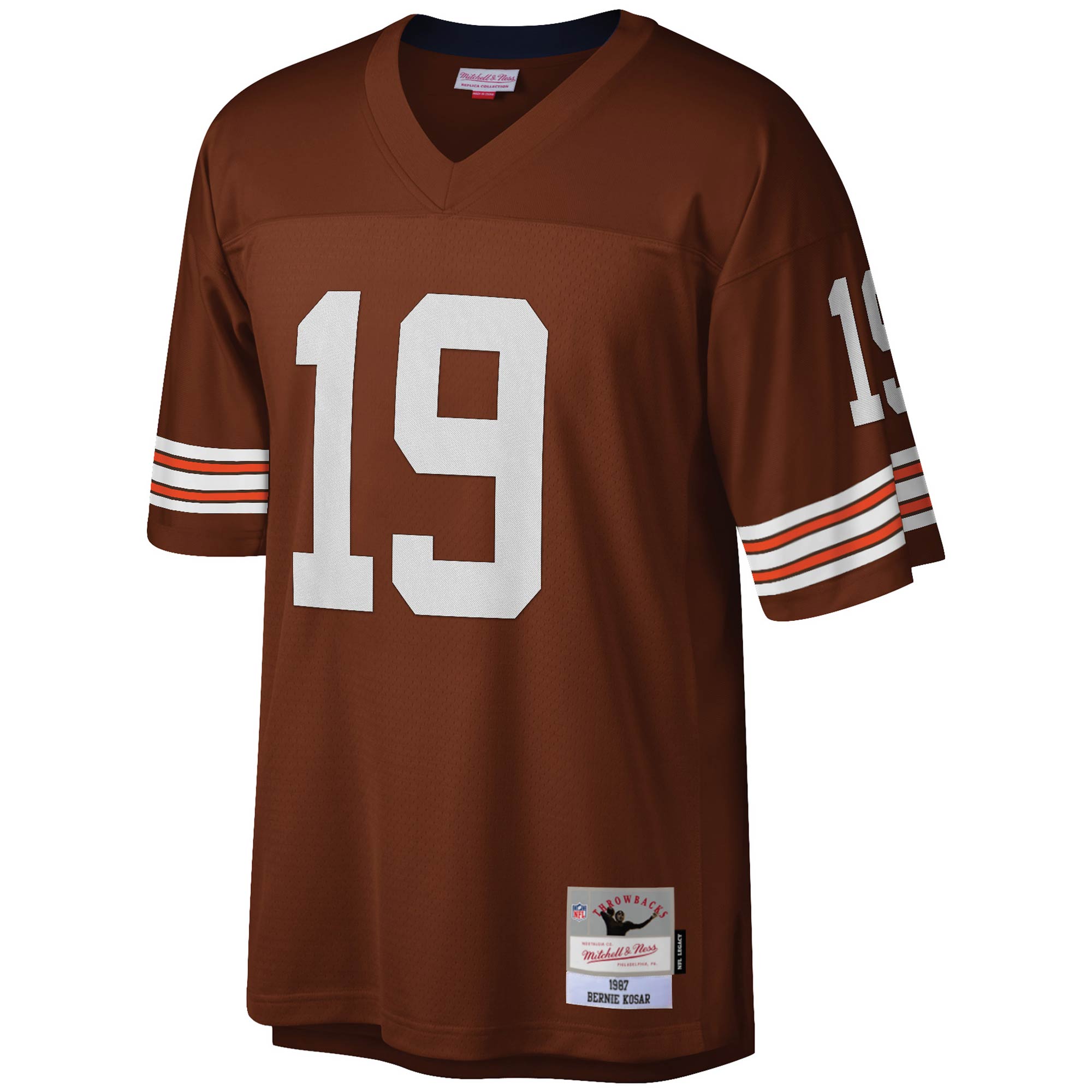 Bernie Kosar Cleveland Browns Mitchell & Ness Legacy Replica Jersey – Brown Clowdercats