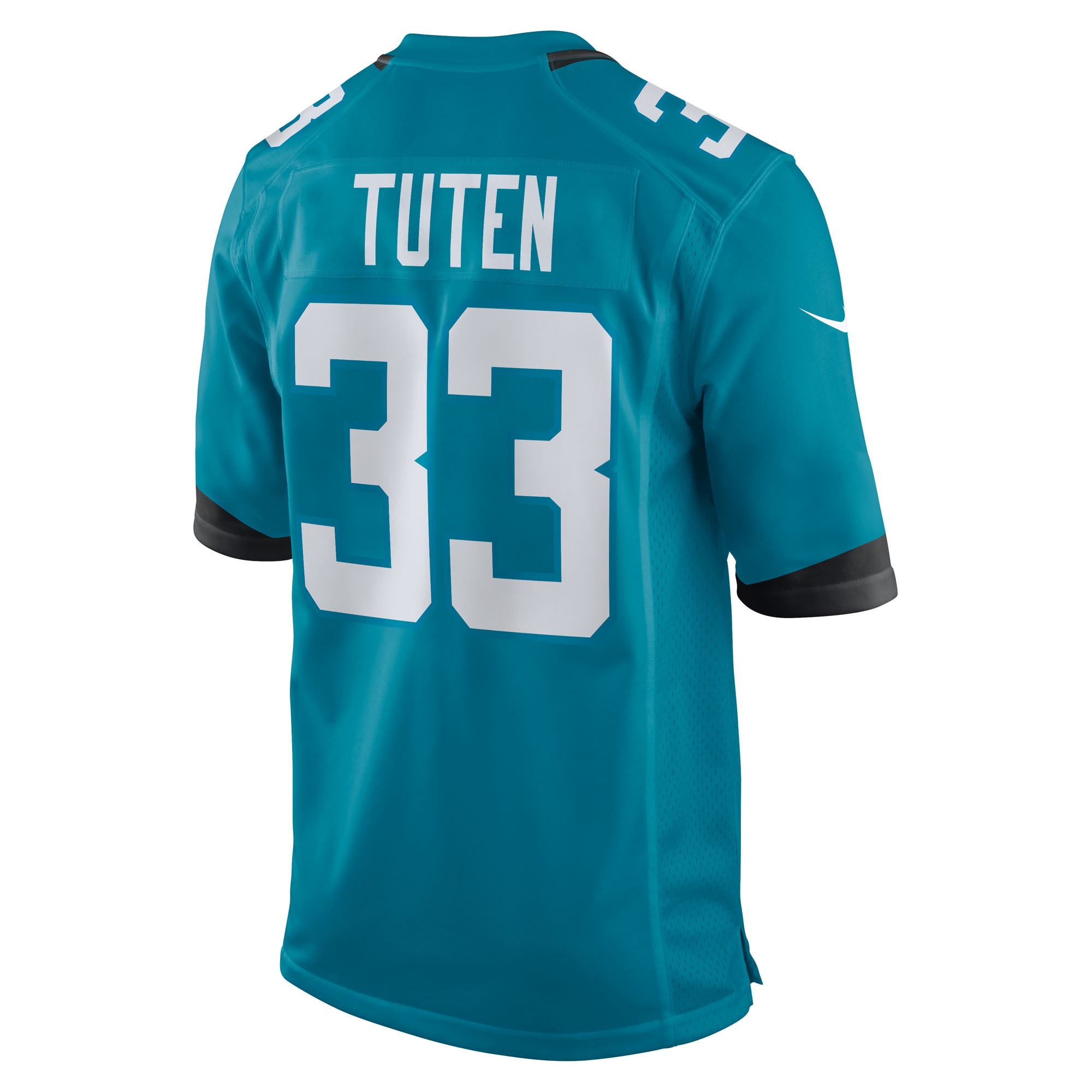 Bhayshul Tuten Jacksonville Jaguars Nike Team Game Jersey – Teal Clowdercats