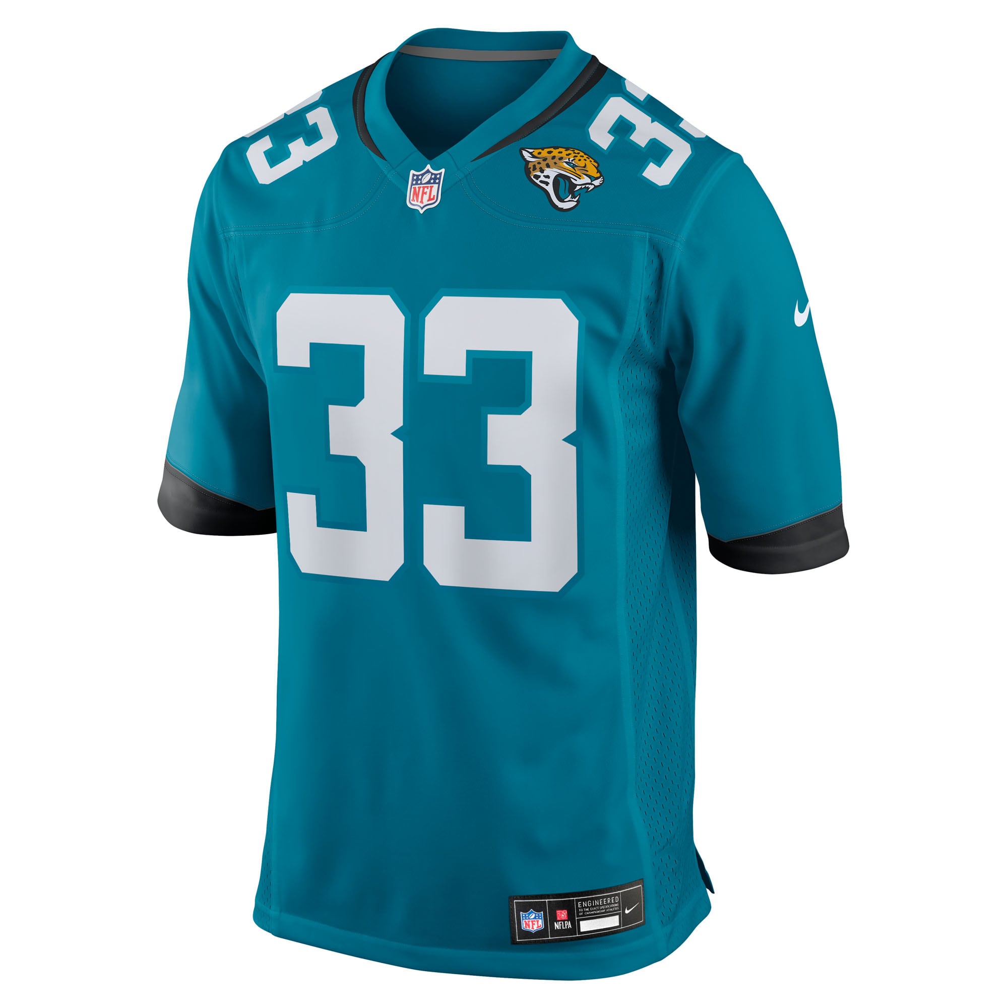 Bhayshul Tuten Jacksonville Jaguars Nike Team Game Jersey – Teal Clowdercats