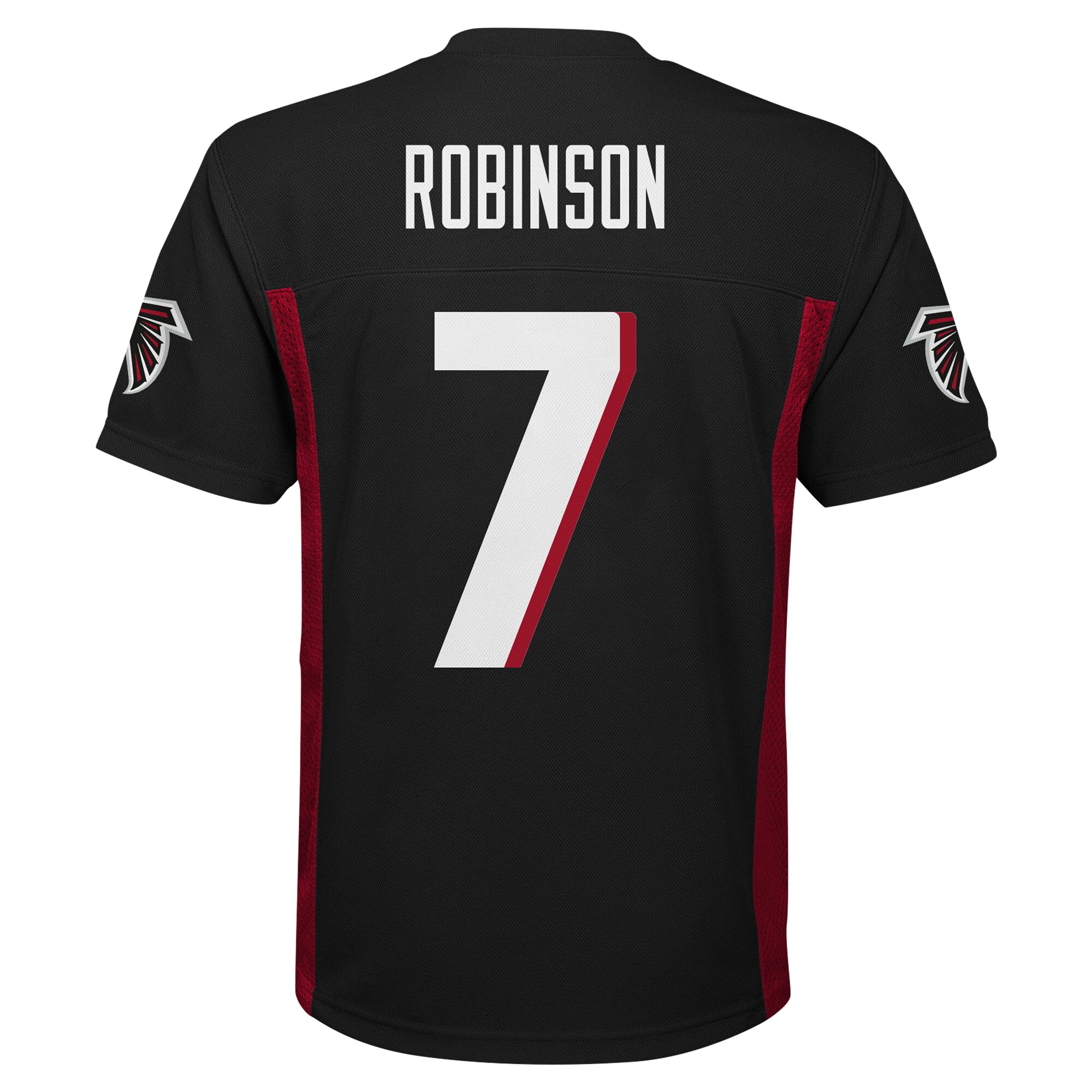 Bijan Robinson Atlanta Falcons Youth Replica Player Jersey – Black Clowdercats