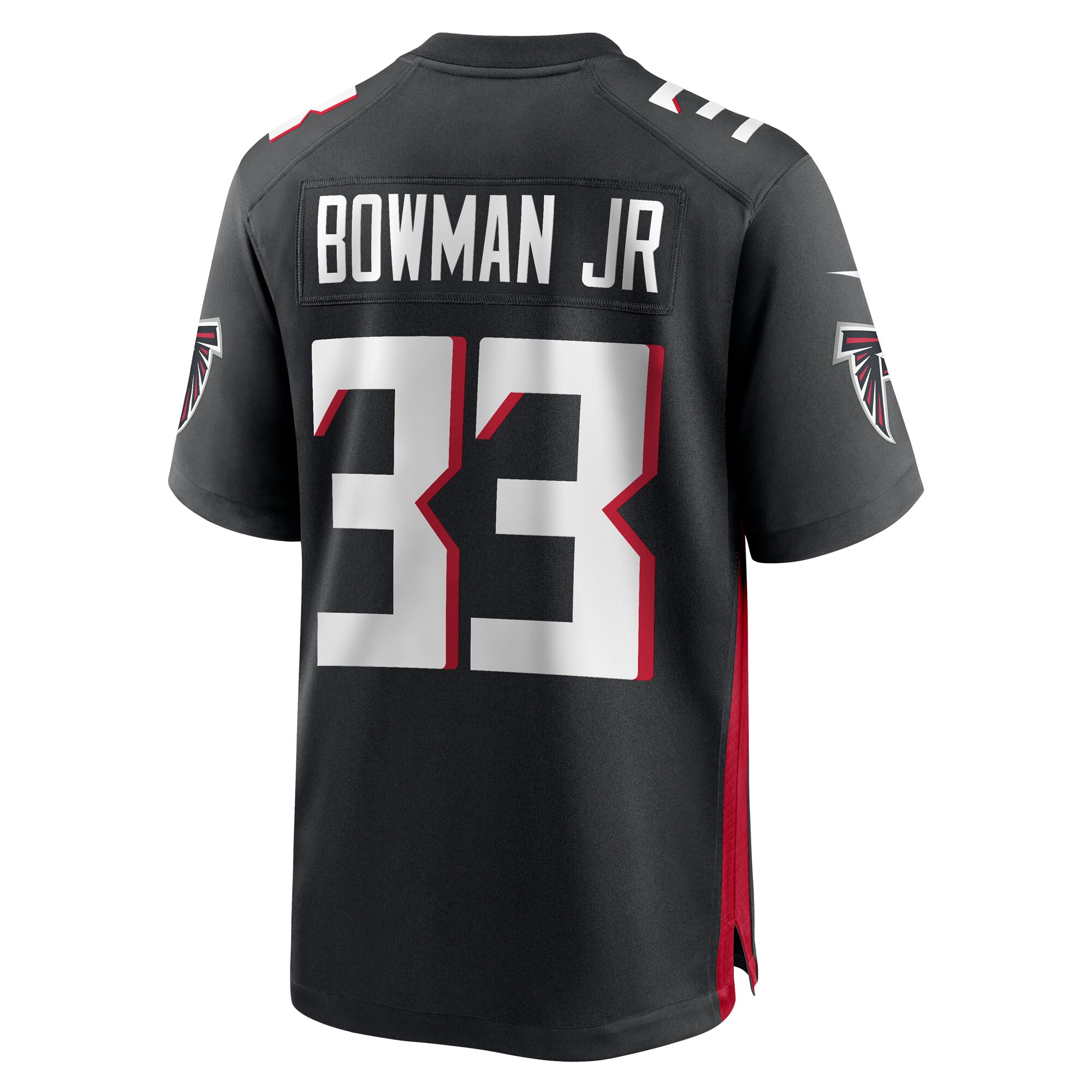 Billy Bowman Jr. Atlanta Falcons Nike Team Game Jersey – Black Clowdercats