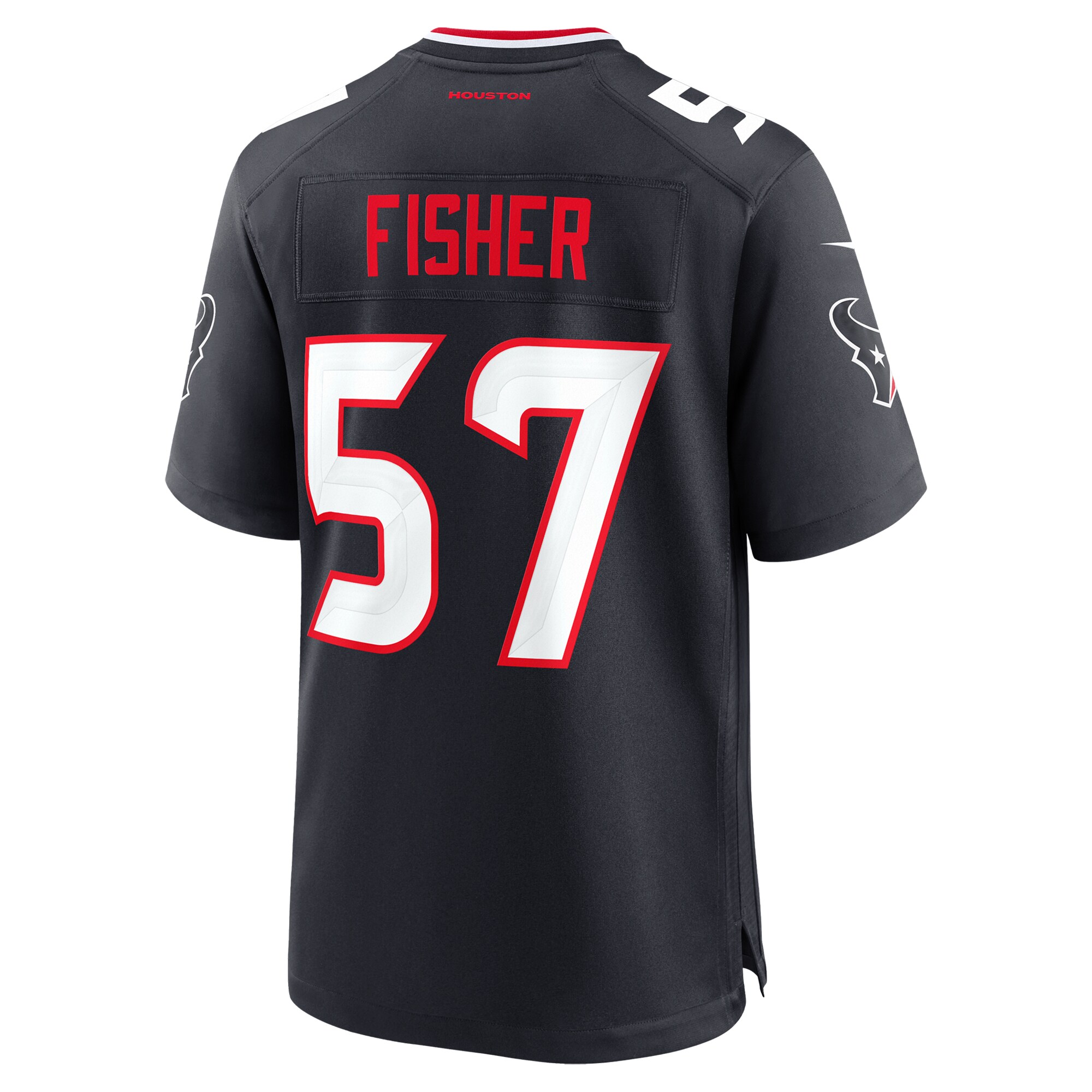 Blake Fisher Houston Texans Nike Team Game Jersey – Navy Clowdercats