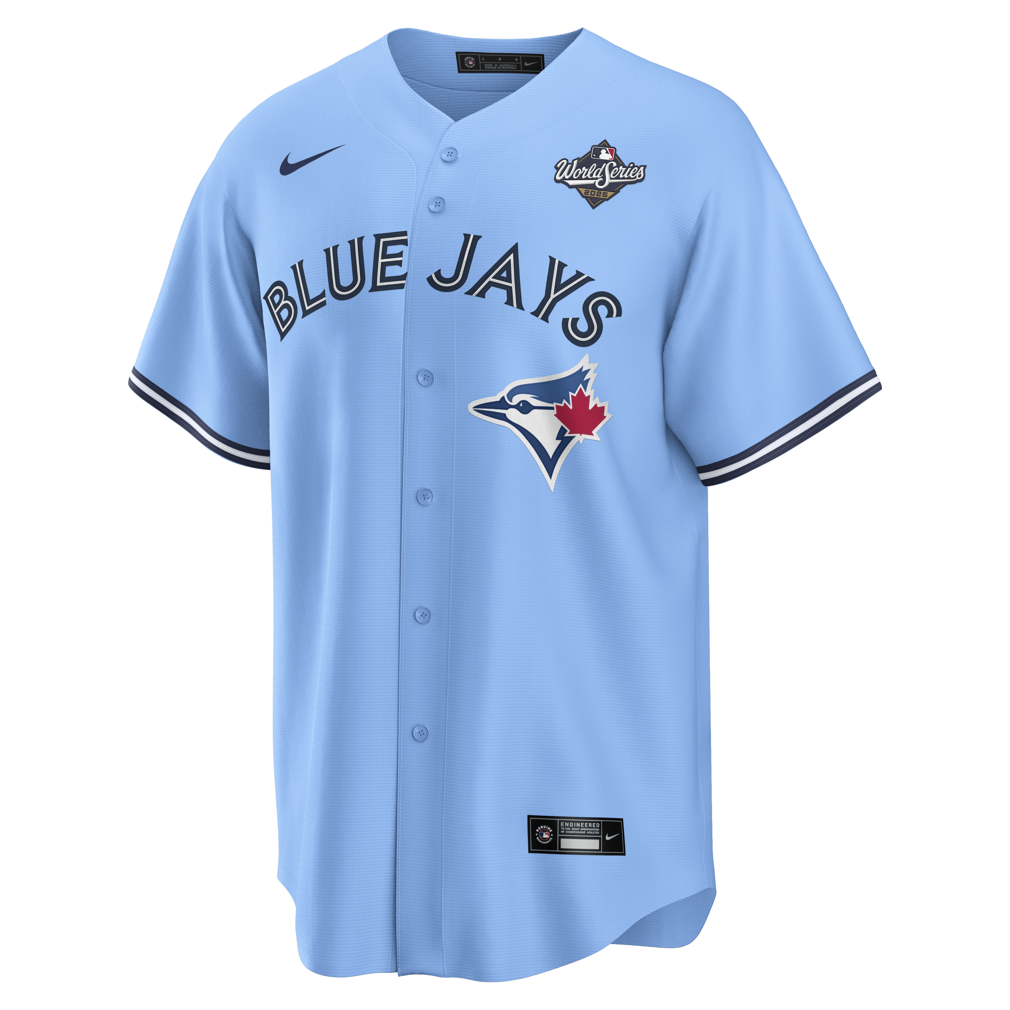 Bo Bichette Toronto Blue Jays Nike 2025 World Series Alternate Replica Jersey – Powder Blue