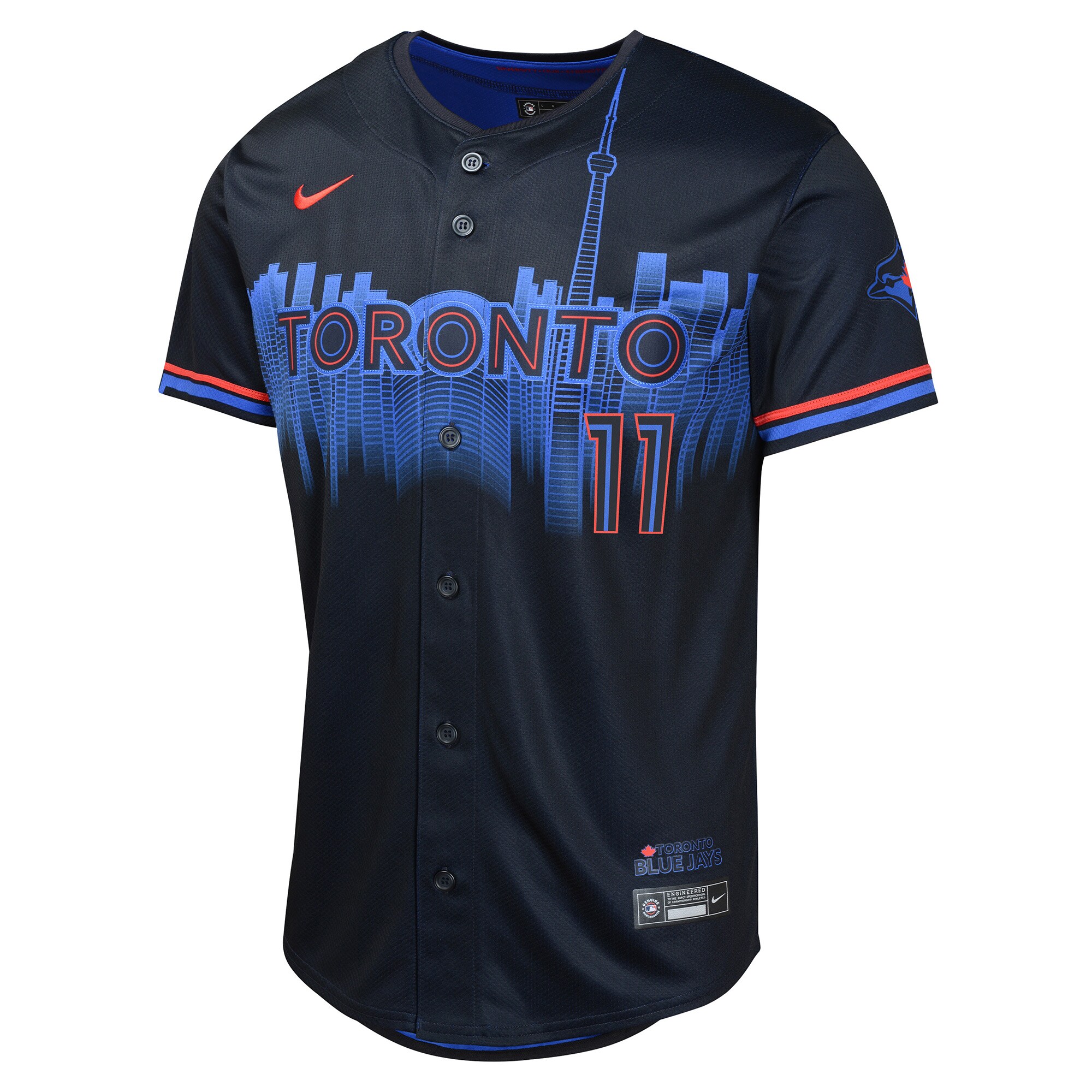 Bo Bichette Toronto Blue Jays Nike Youth 2024 City Connect Limited Player Jersey – Navy