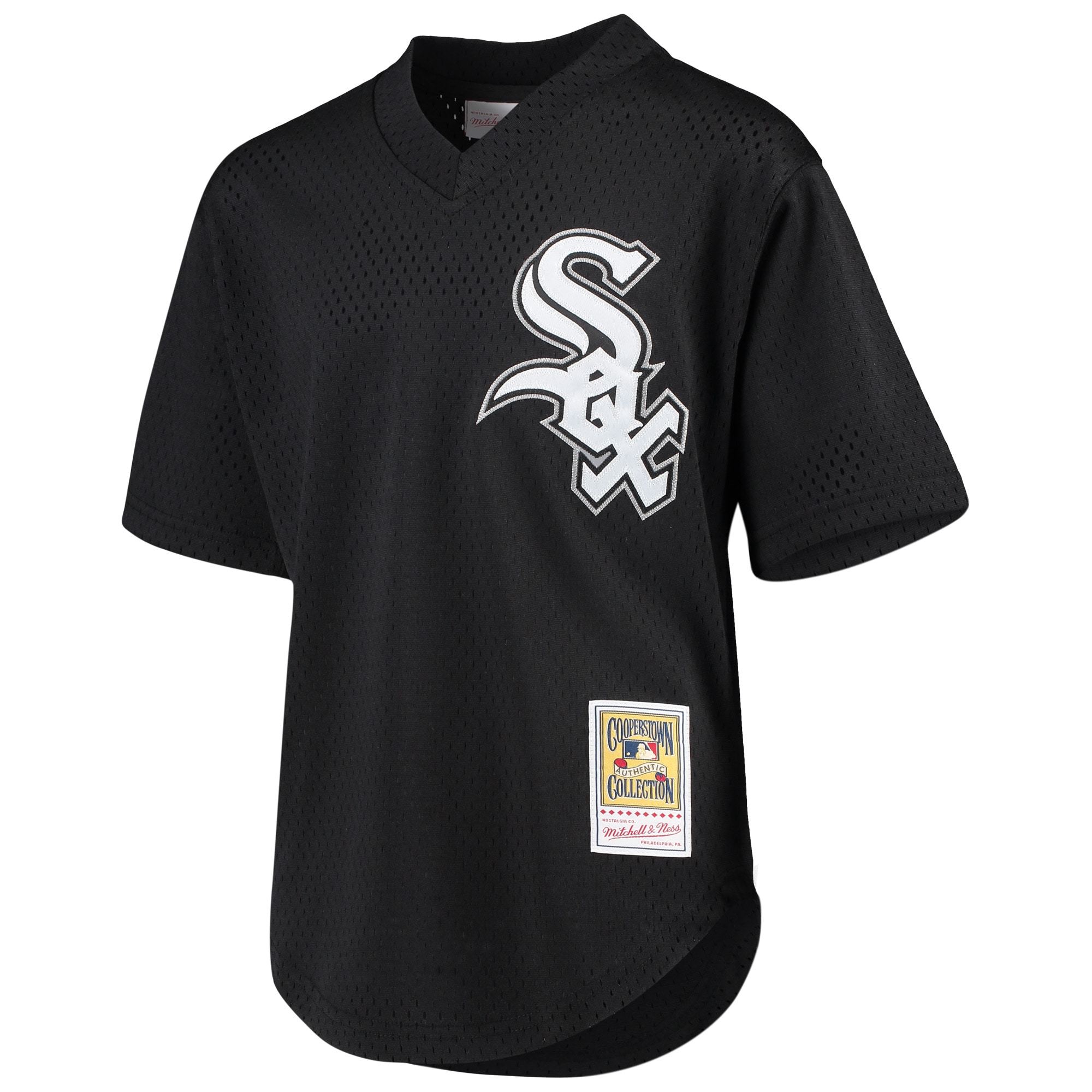 Bo Jackson Chicago White Sox Mitchell & Ness Youth Cooperstown Collection Mesh Batting Practice Jersey – Black