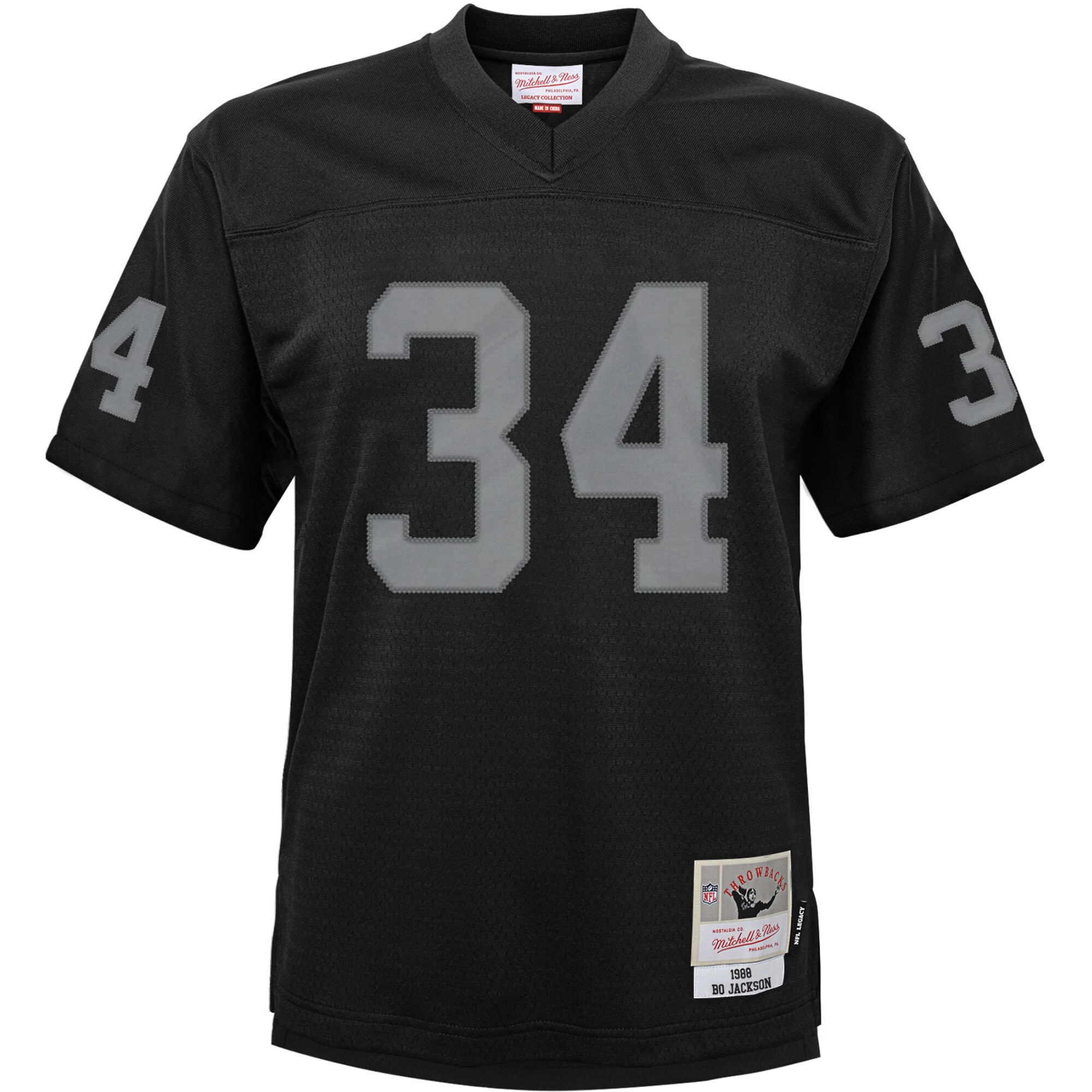 Bo Jackson Las Vegas Raiders Mitchell & Ness Infant 1988 Retired Legacy Jersey – Black Clowdercats
