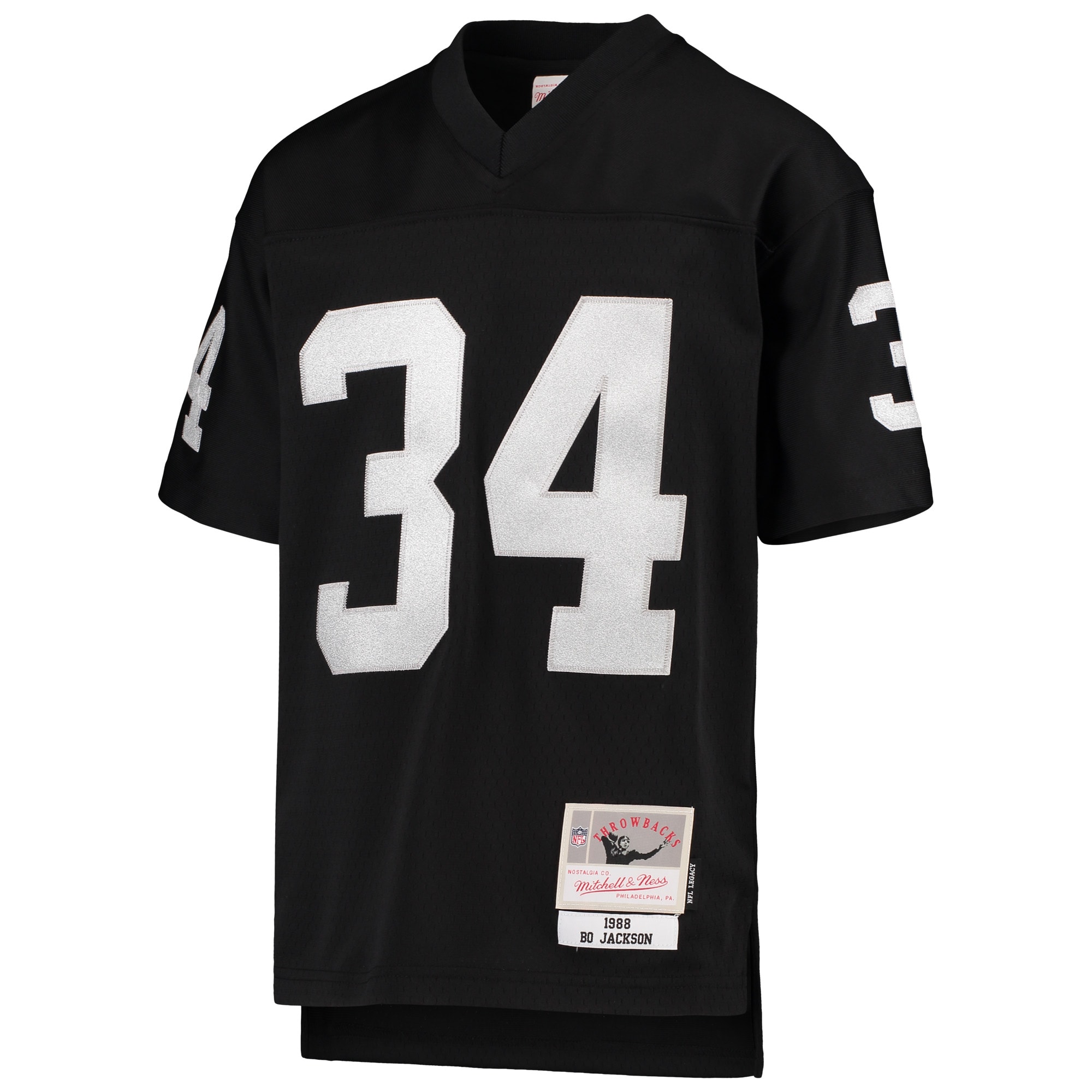 Bo Jackson Las Vegas Raiders Mitchell & Ness Youth 1988 Legacy Retired Player Jersey – Black Clowdercats