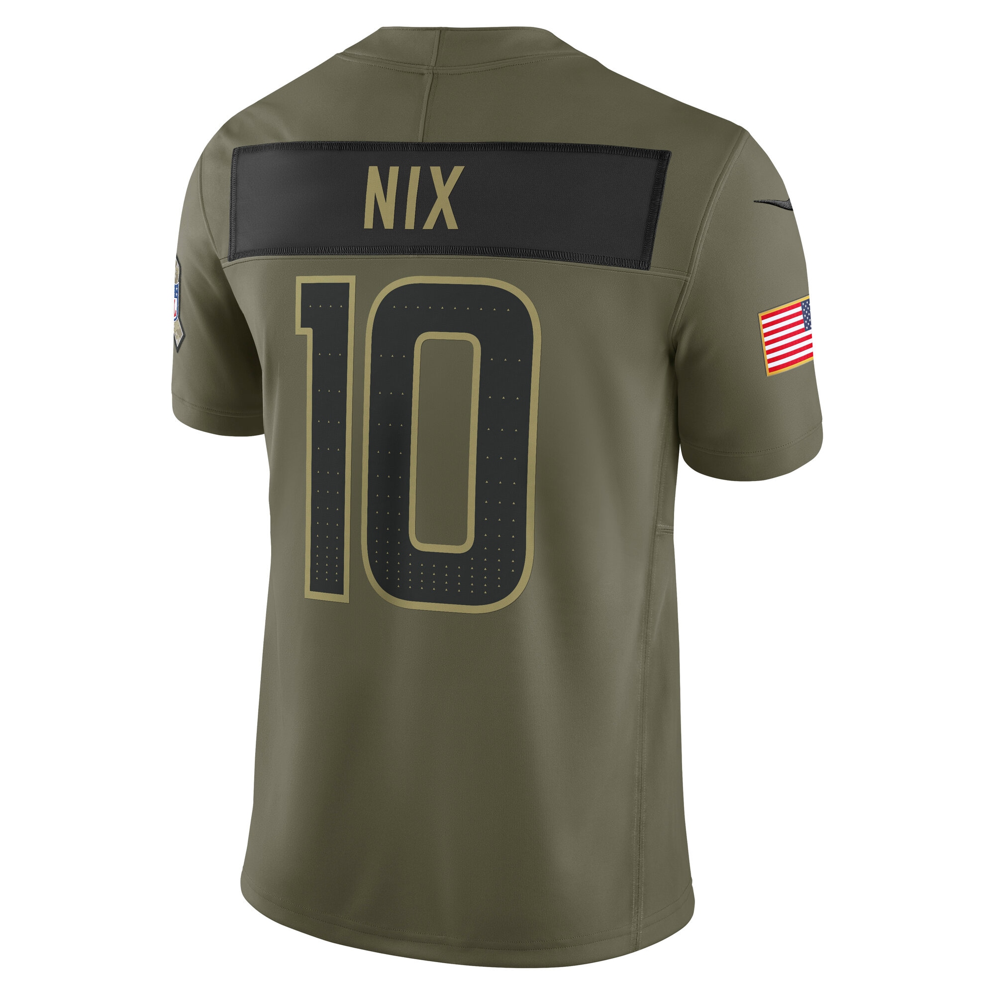 Bo Nix Denver Broncos Nike 2025 Salute to Service Limited Jersey – Olive Clowdercats