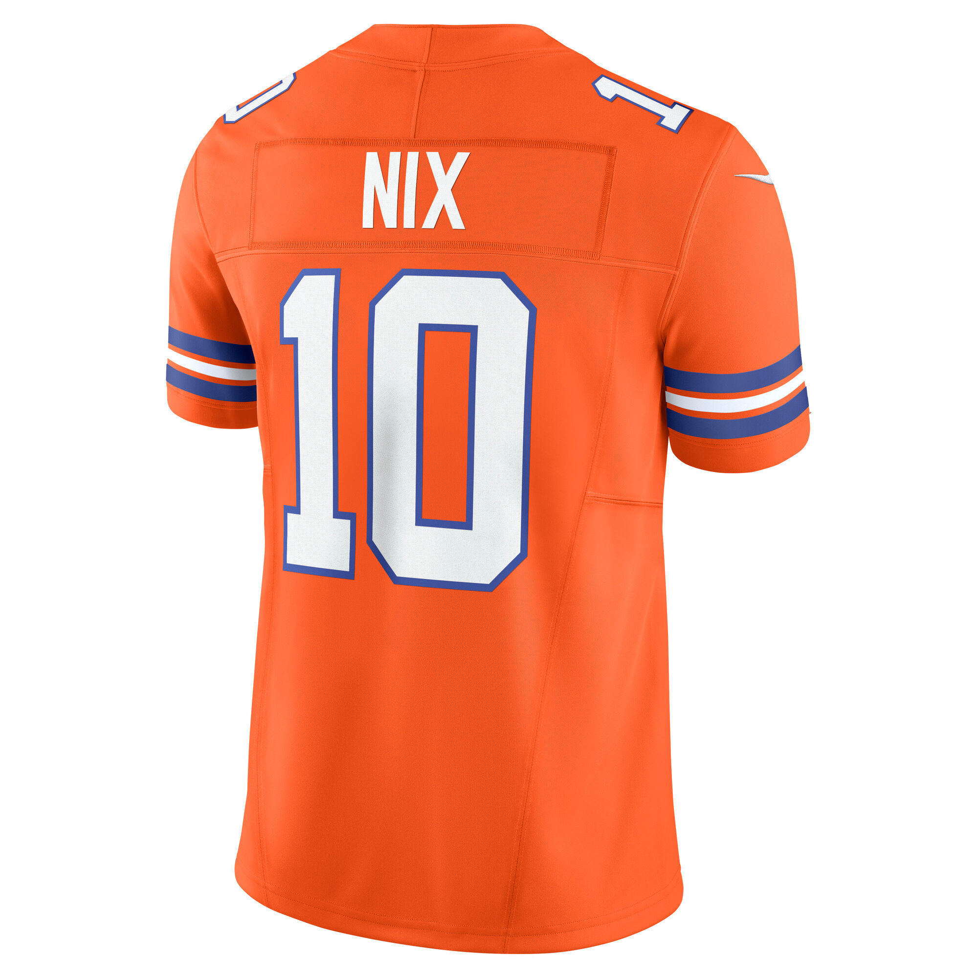 Bo Nix Denver Broncos Nike Vapor F.U.S.E. Limited Jersey – Orange Clowdercats