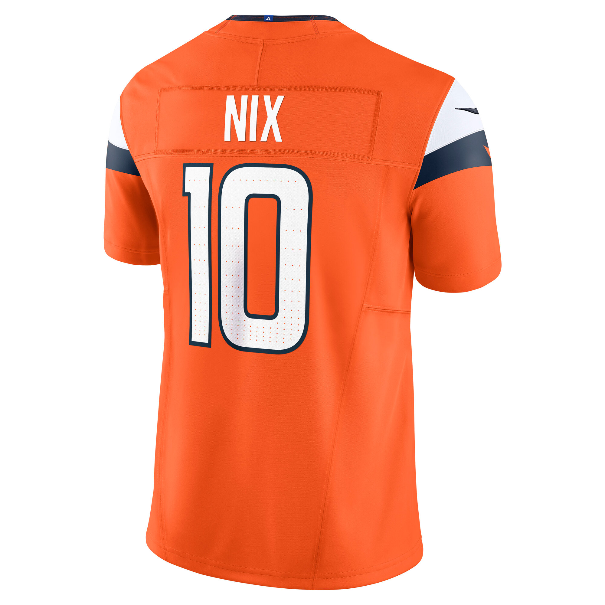Bo Nix Denver Broncos Nike Vapor F.U.S.E. Limited Jersey – Orange Clowdercats