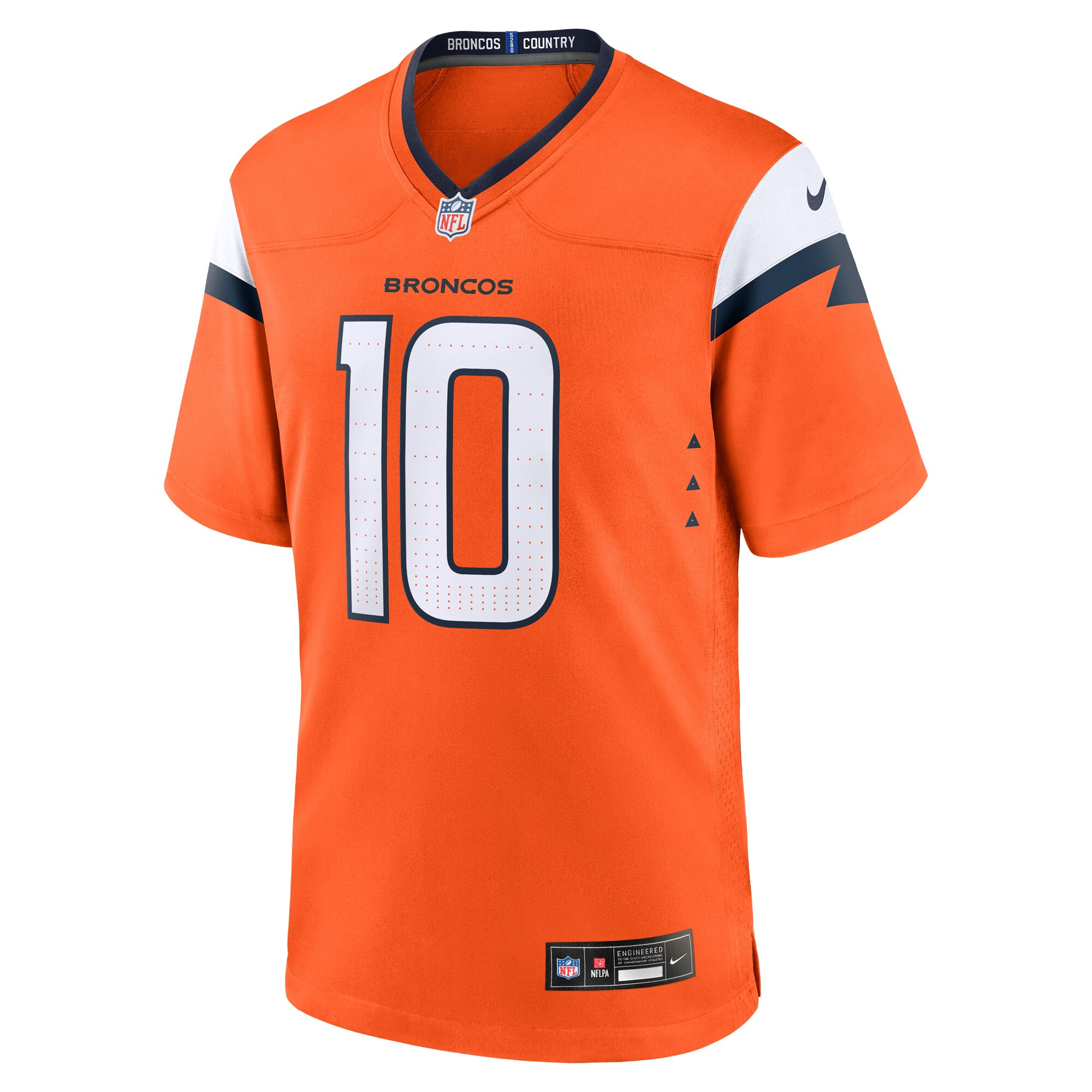 Bo Nix Denver Broncos Nike Youth Game Jersey – Orange Clowdercats